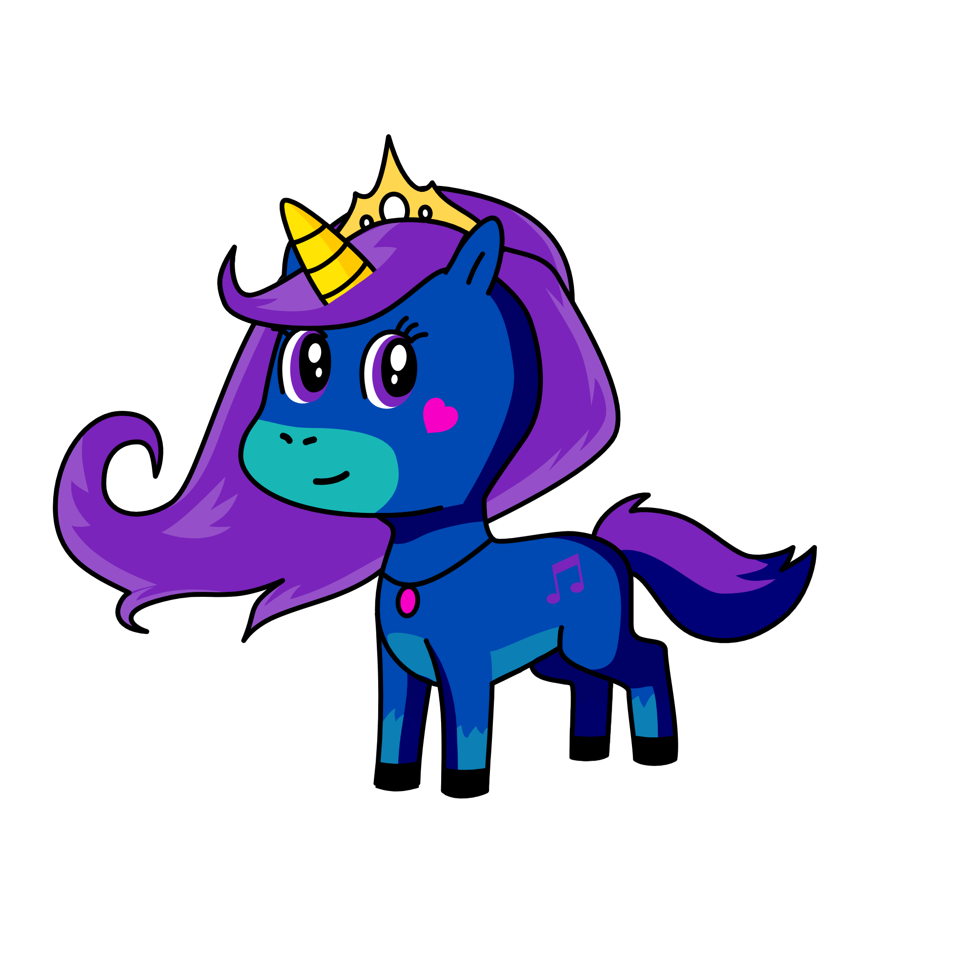 queen lavender, the unicorn