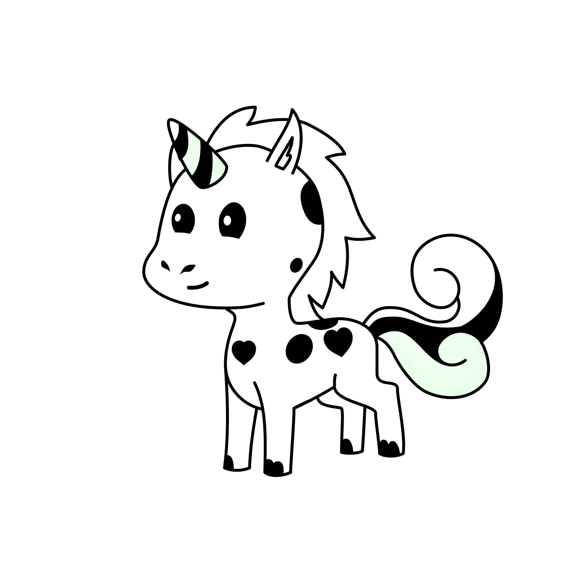 It’s a cow, moo moo, the unicorn