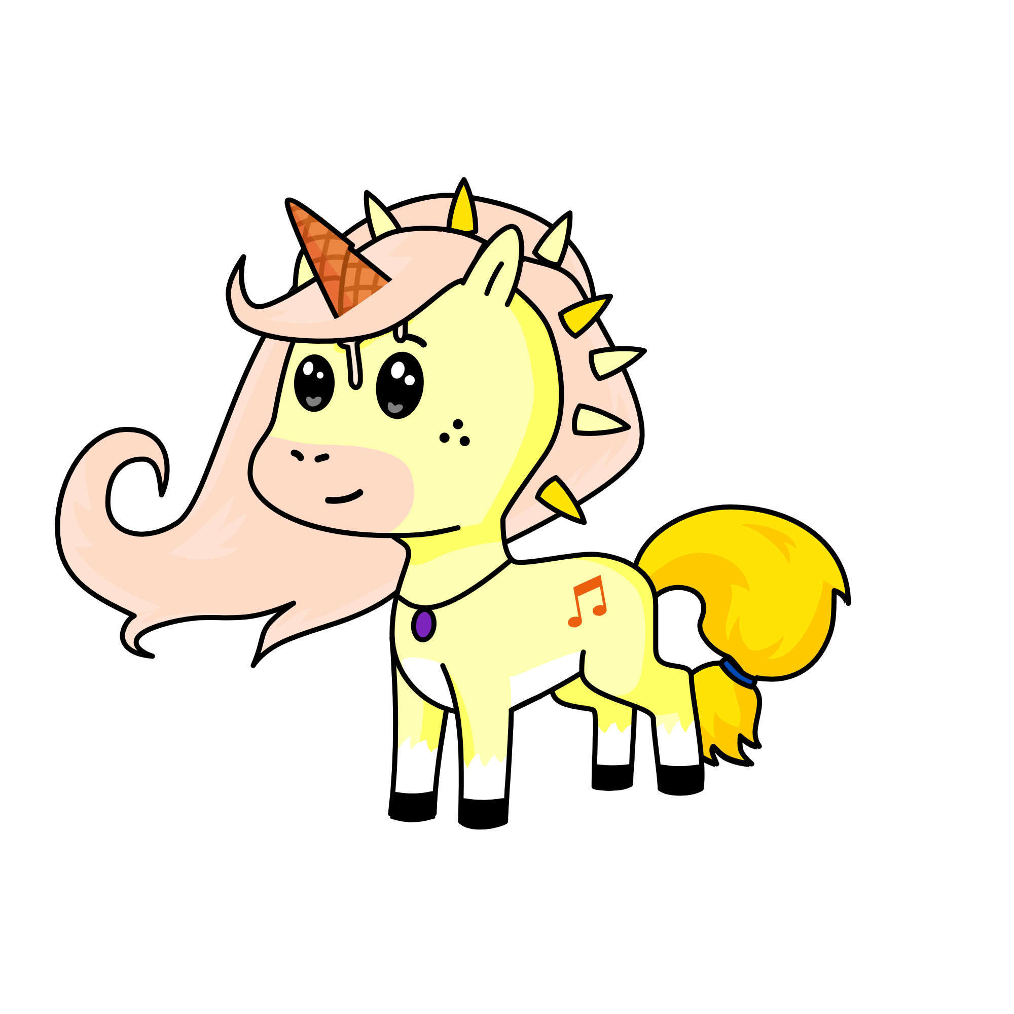 天光, the unicorn