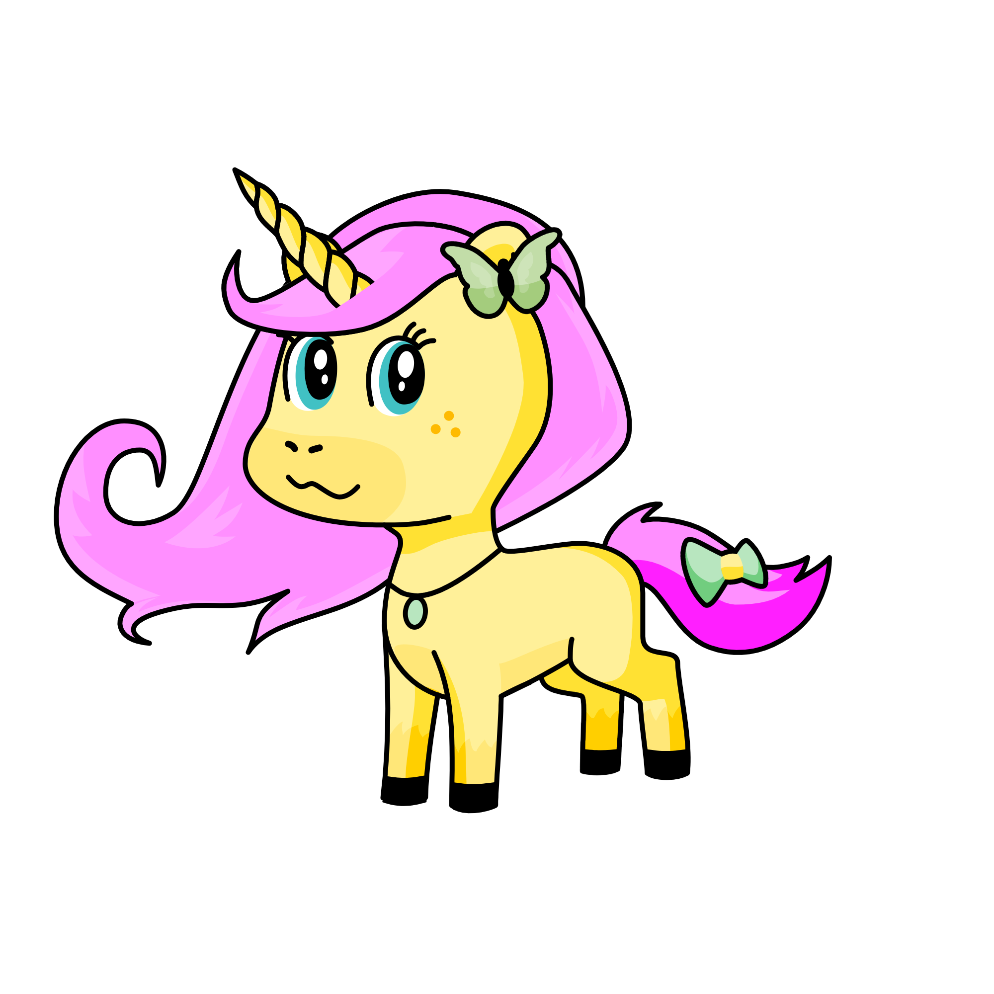 Fluttershy , the unicorn