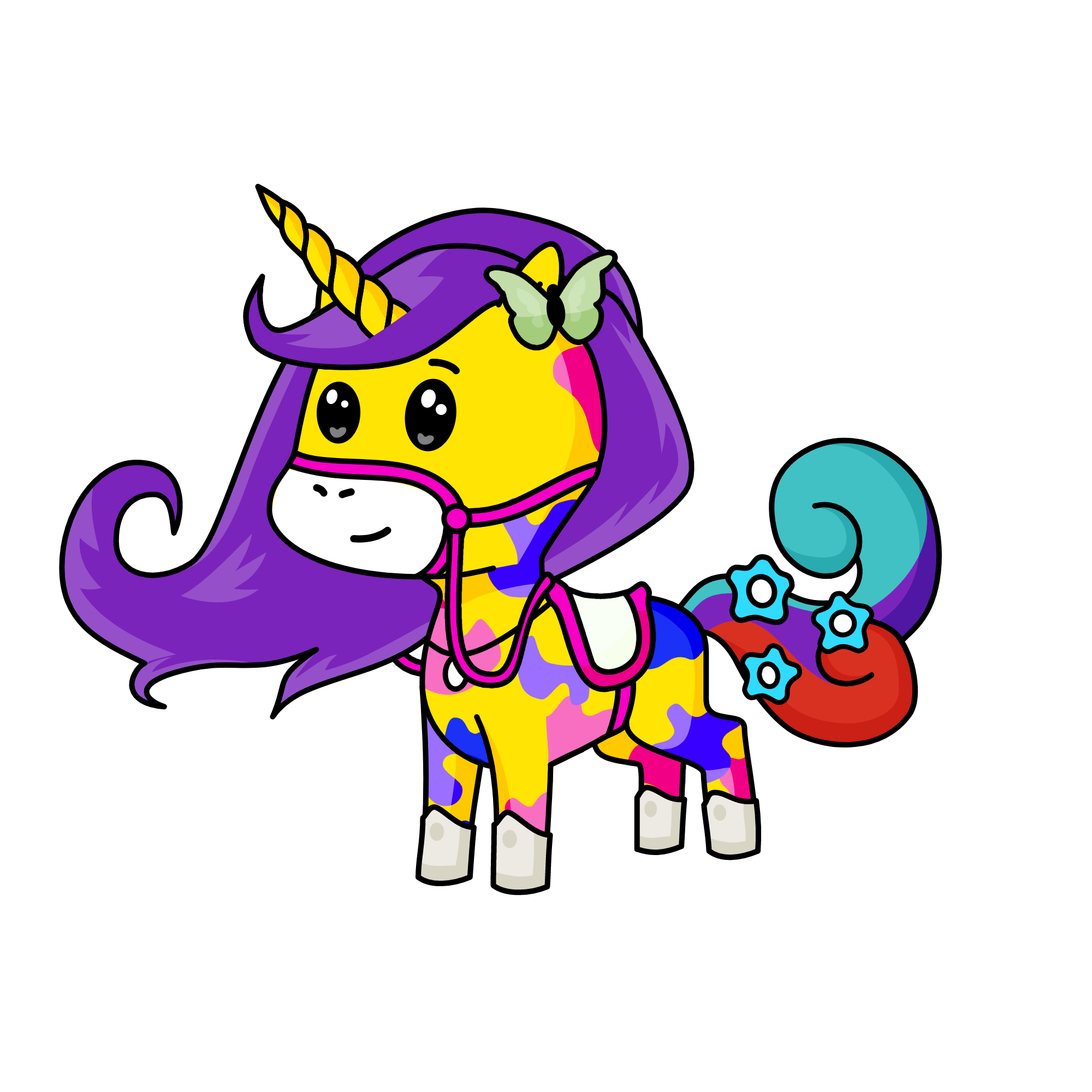Smile, the unicorn