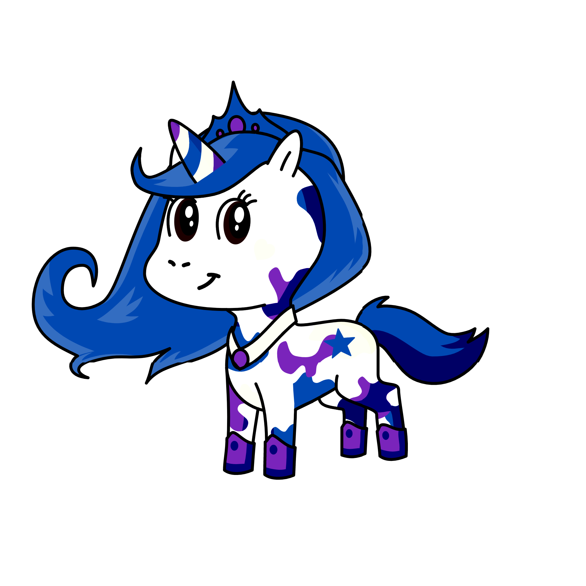 Violet Sapphire, the unicorn