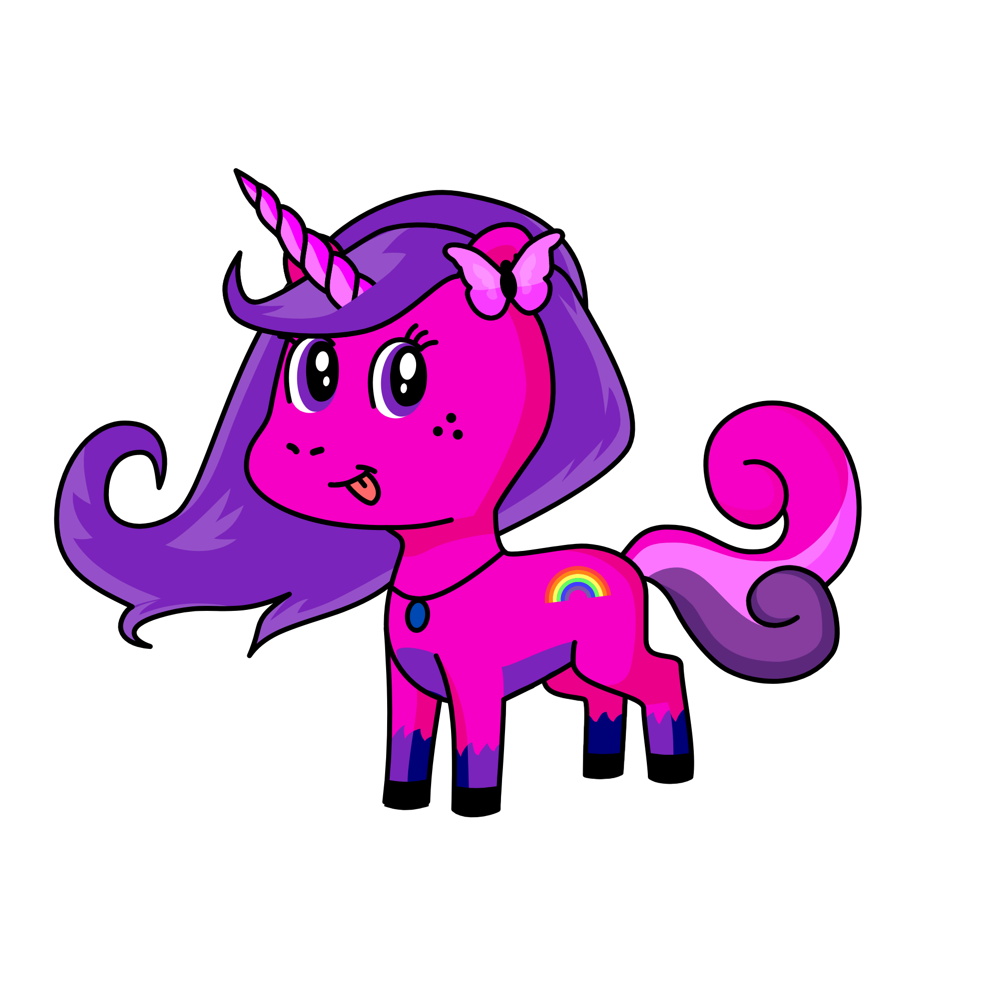 pinky, the unicorn