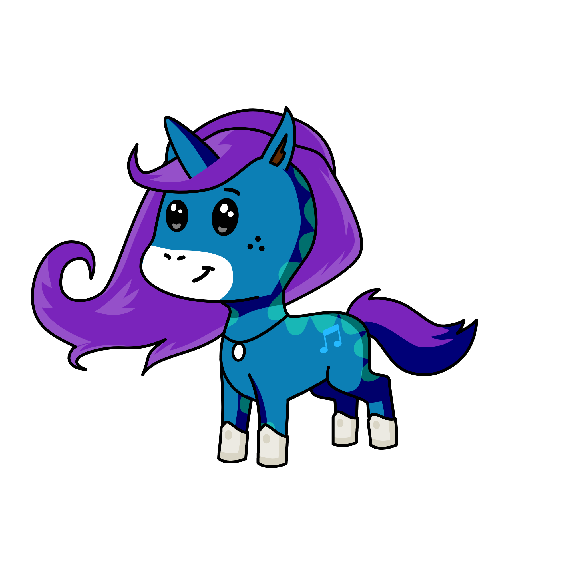 Music, the unicorn