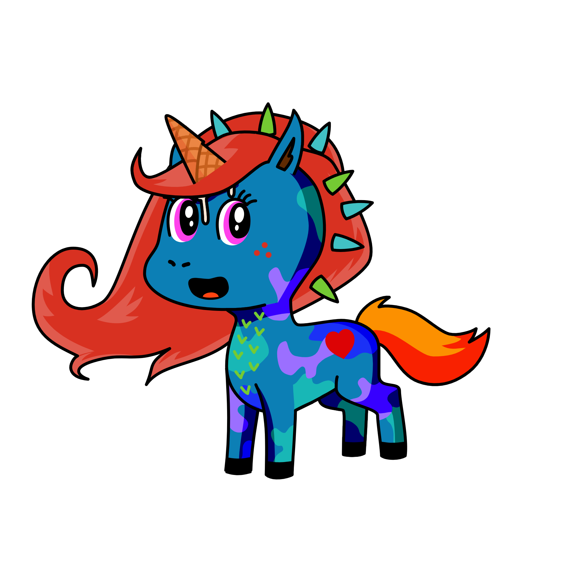 MA licorne, the unicorn