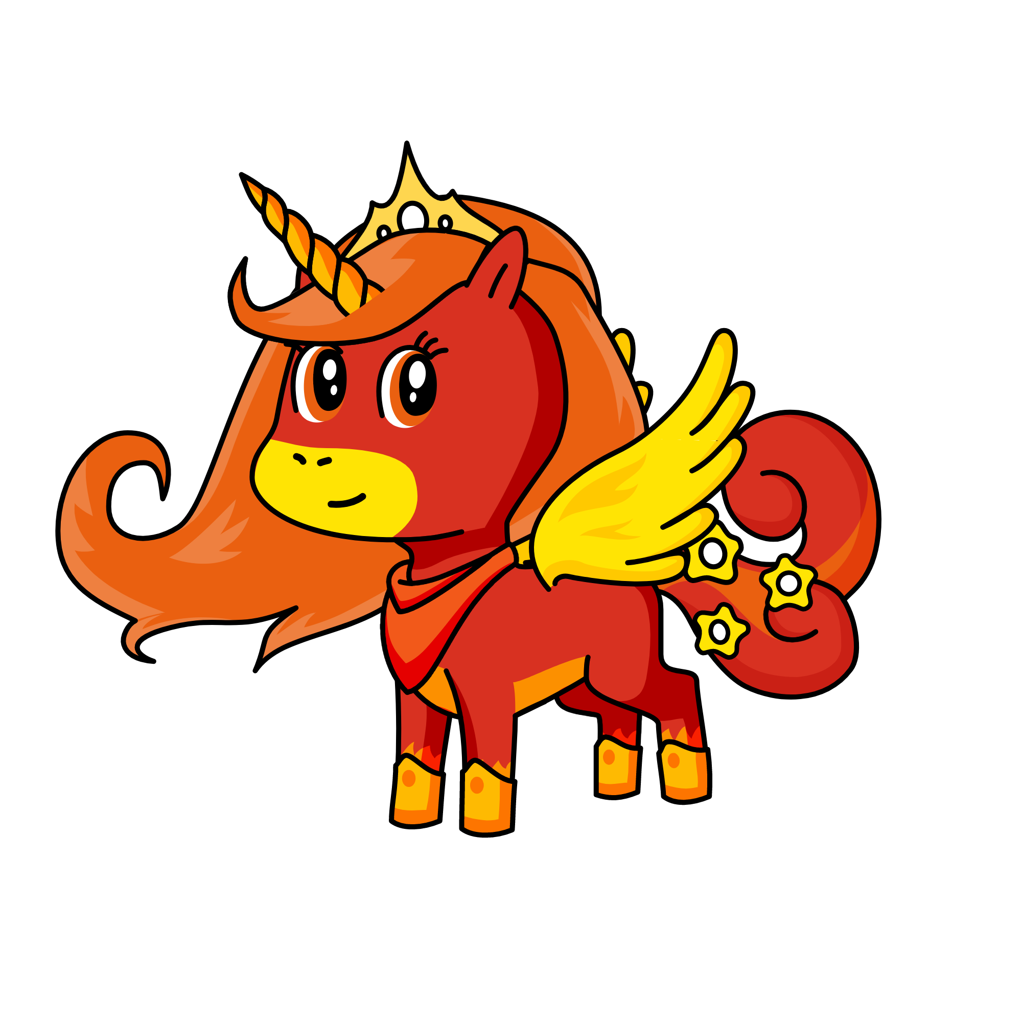 flamicorn, the unicorn