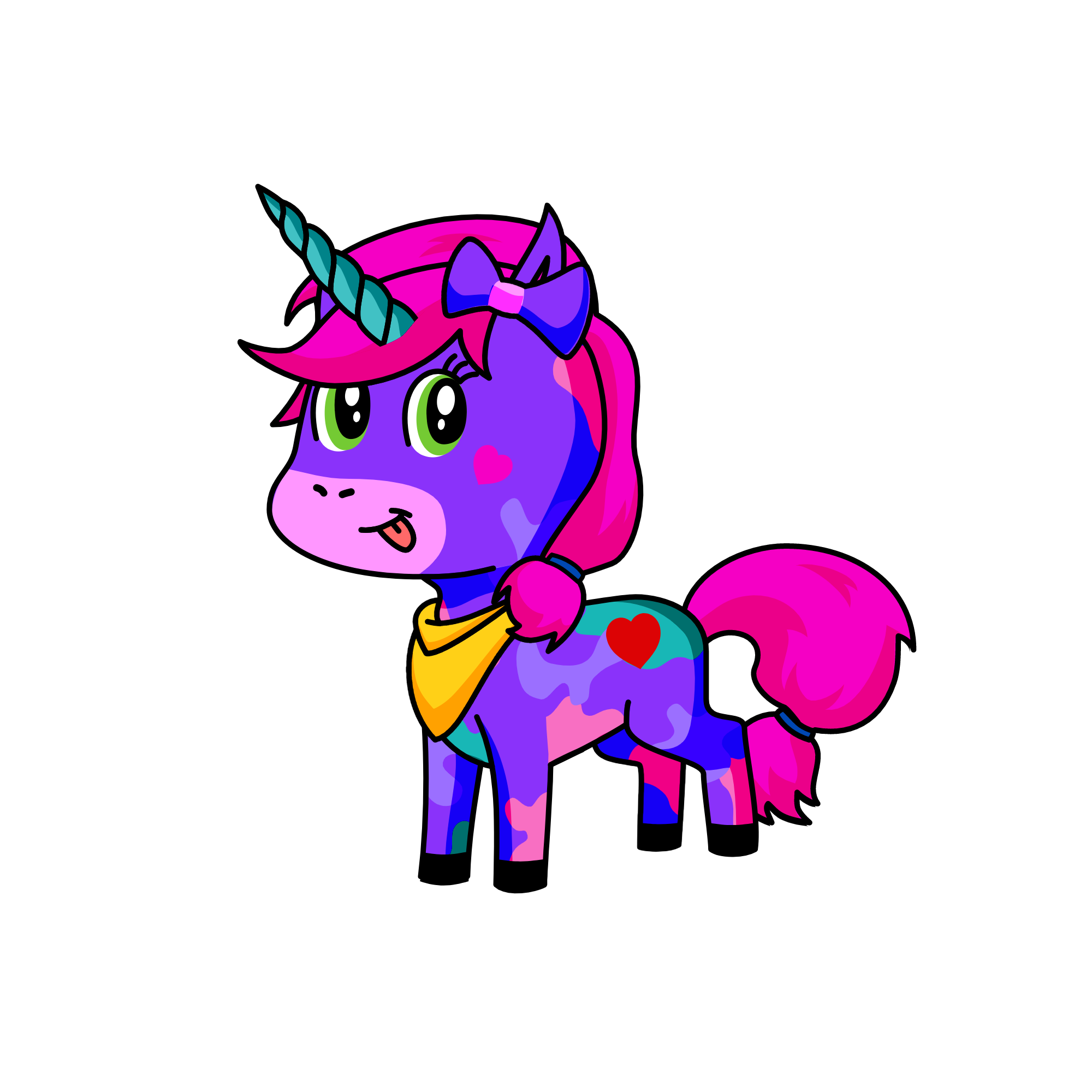Backy, the unicorn