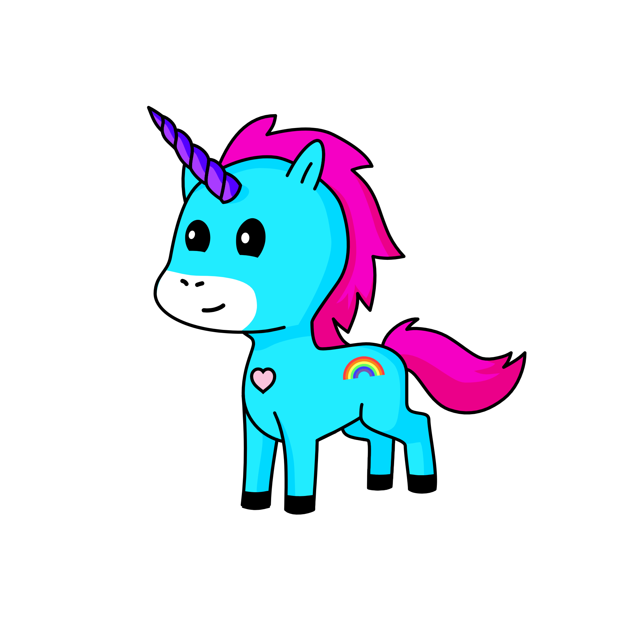 Cutie, the unicorn