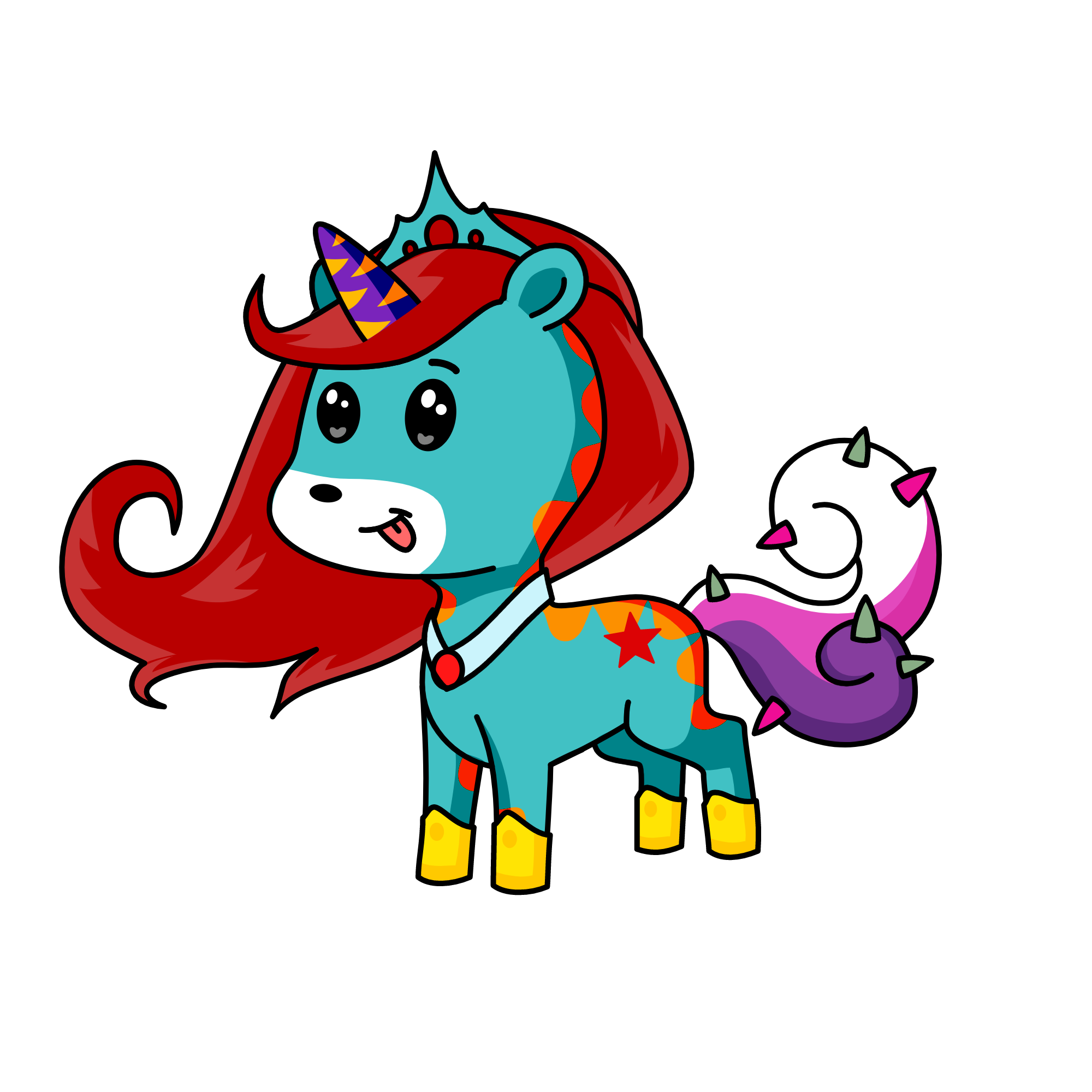 Queen Hannah, the unicorn