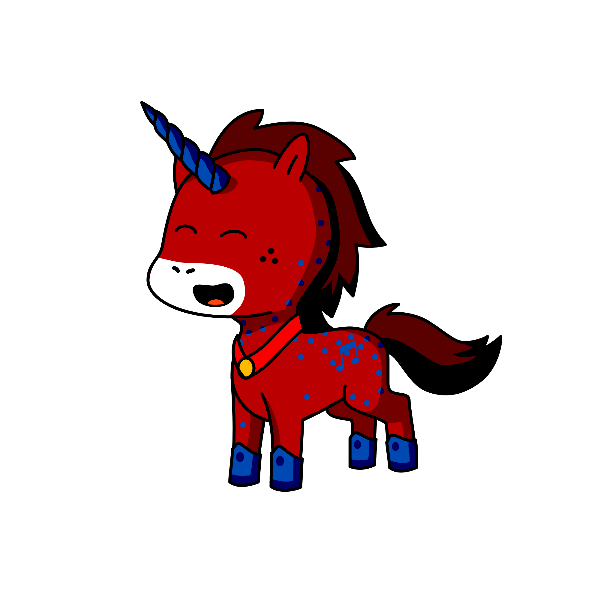 Saxaphoon, the unicorn