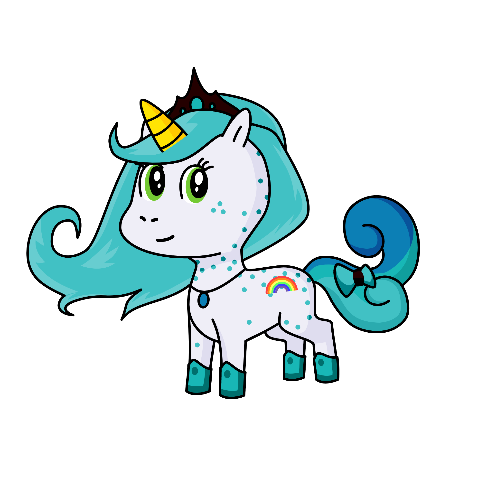 Nieve, the unicorn