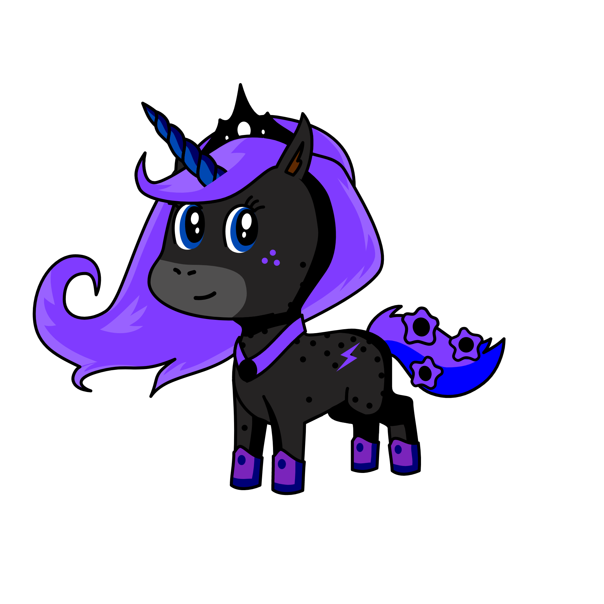 Núria, the unicorn