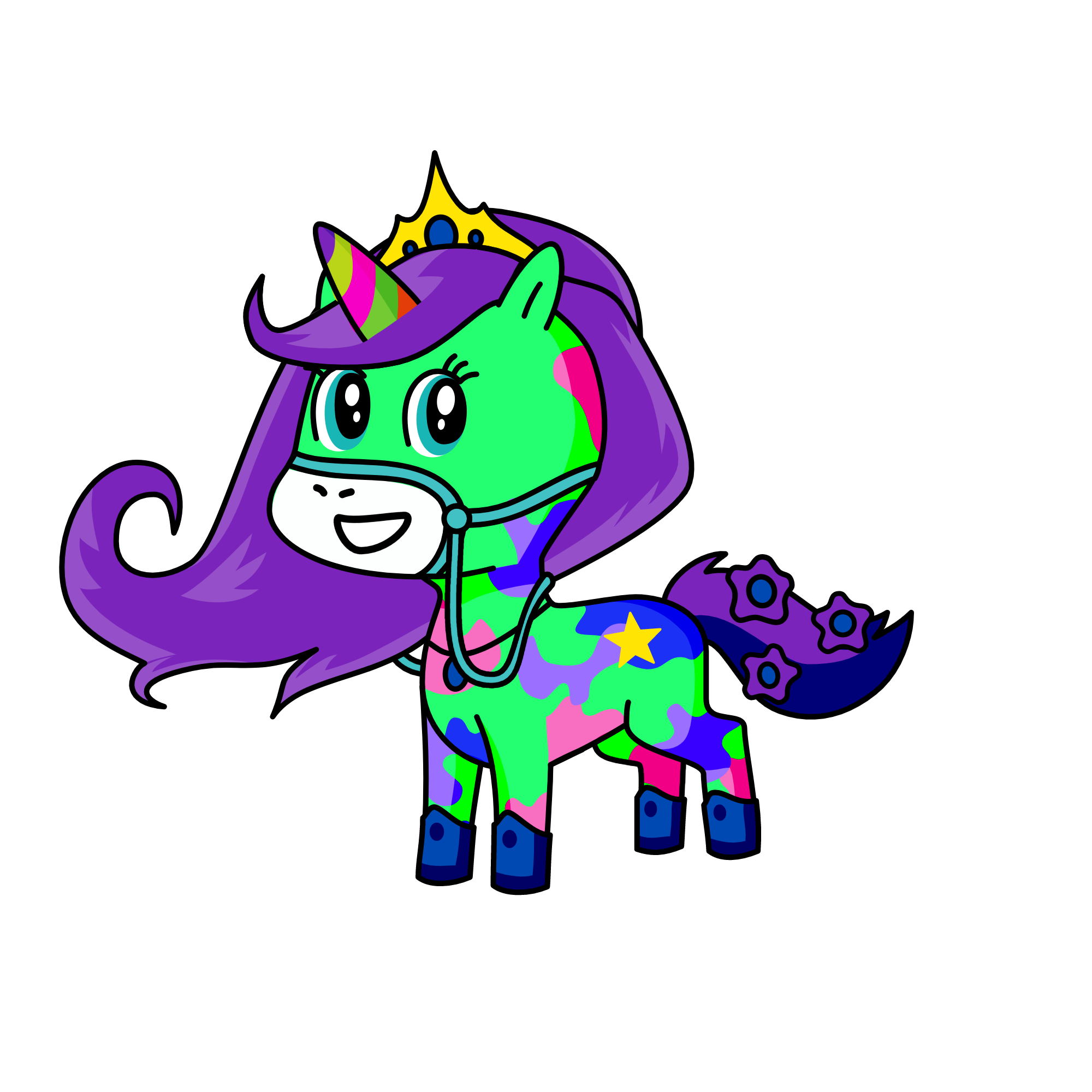 gorugous uni, the unicorn