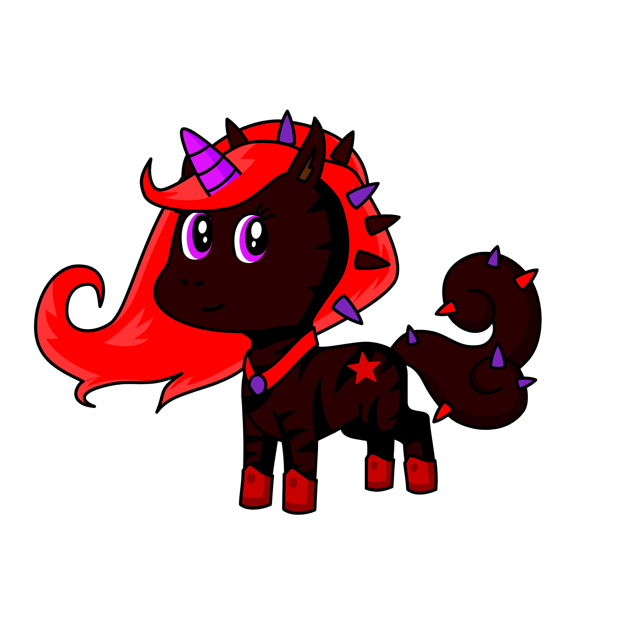 maleficient, the unicorn