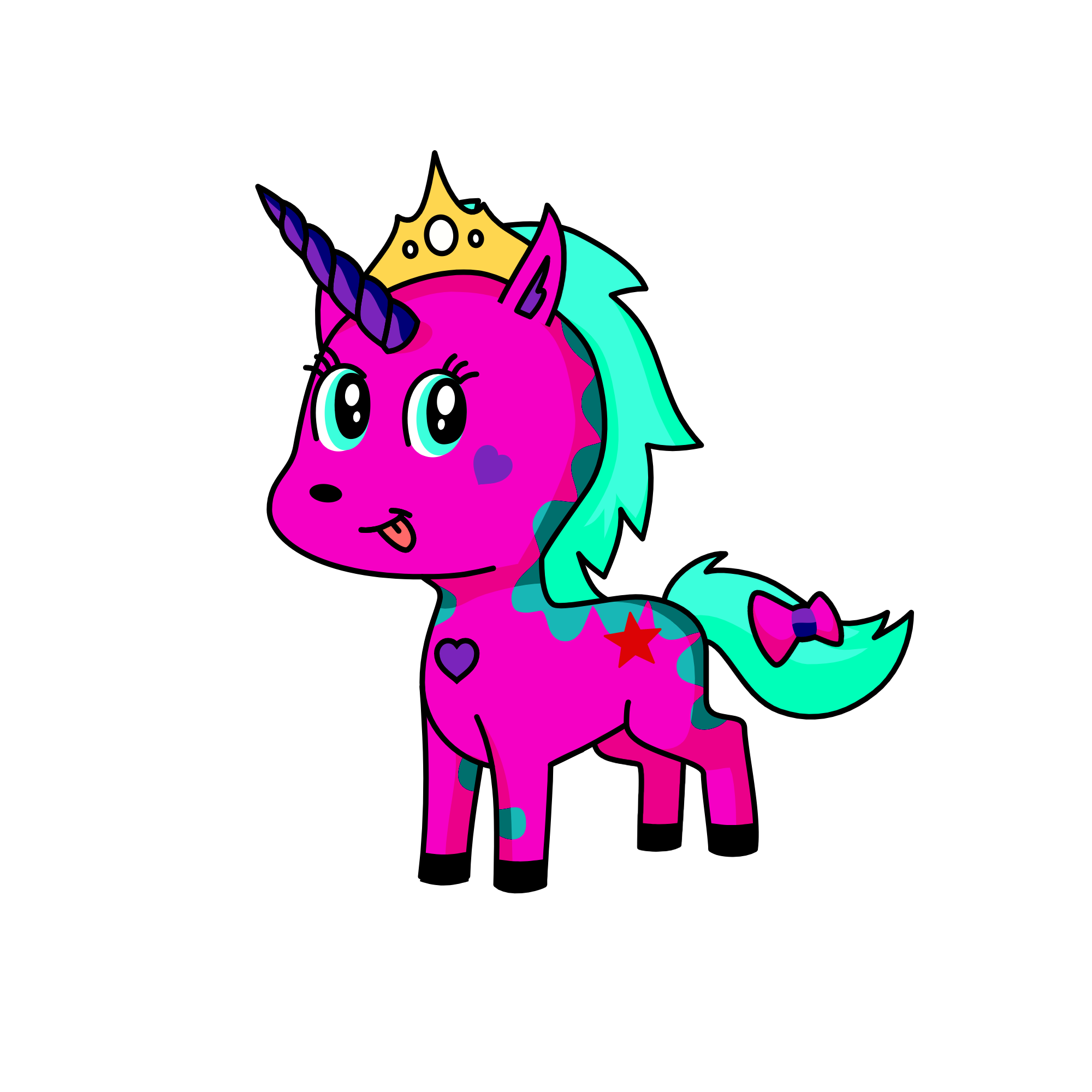 glitterry, the unicorn