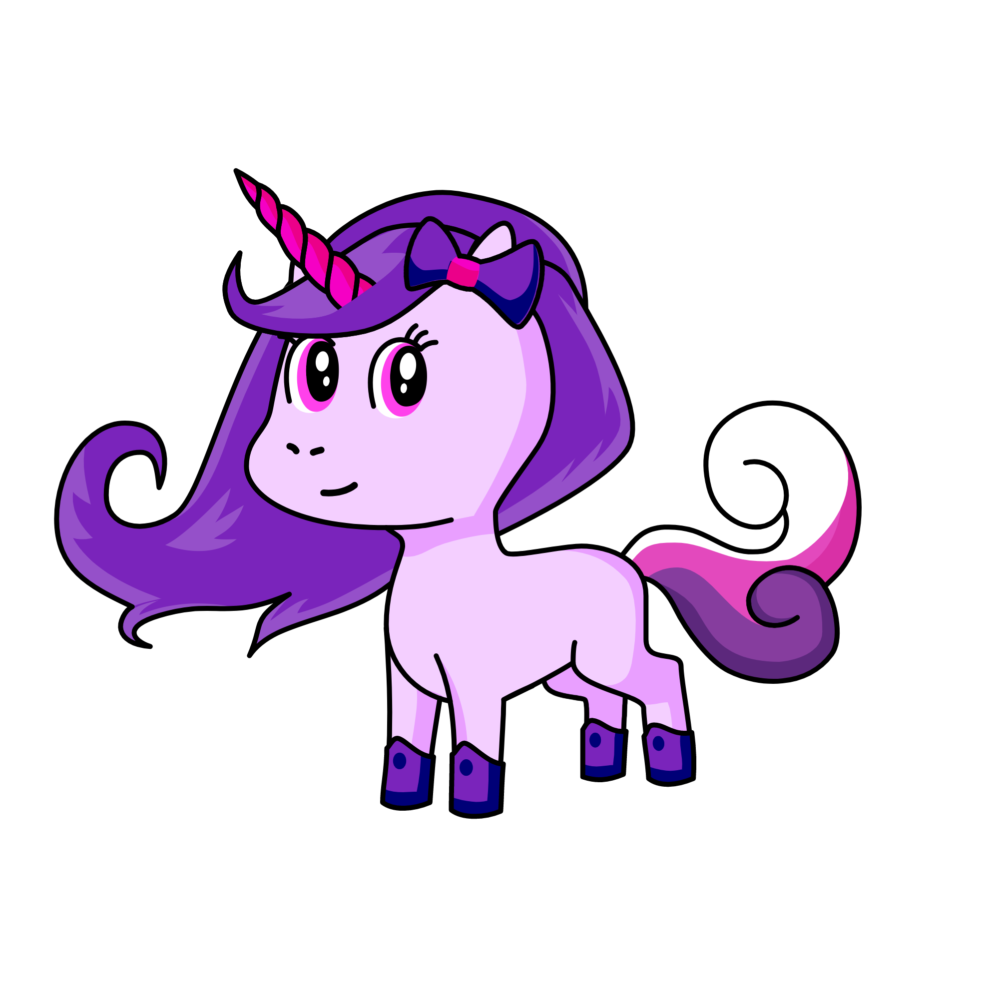 yumi from doki doki, the unicorn