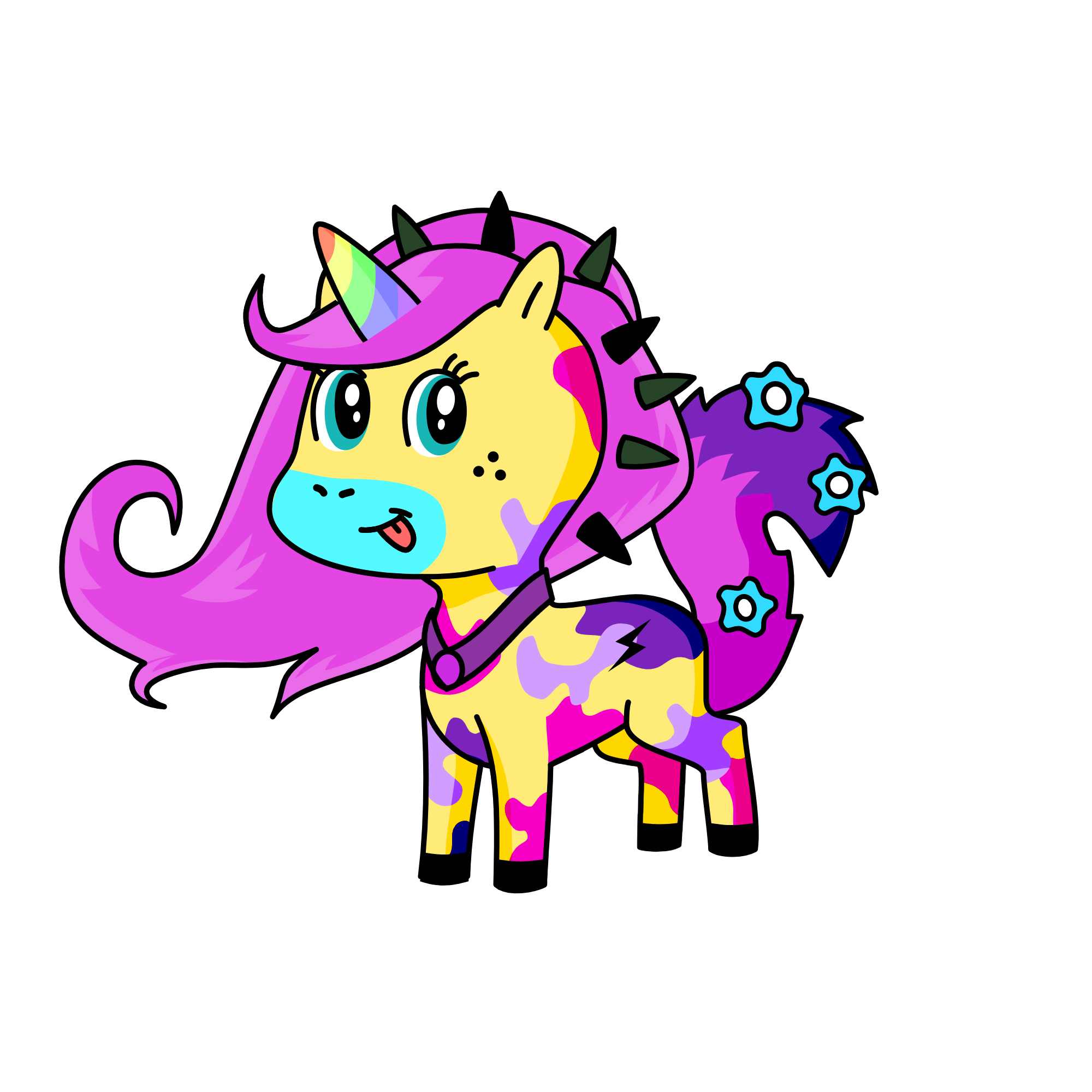 Me in real life, the unicorn