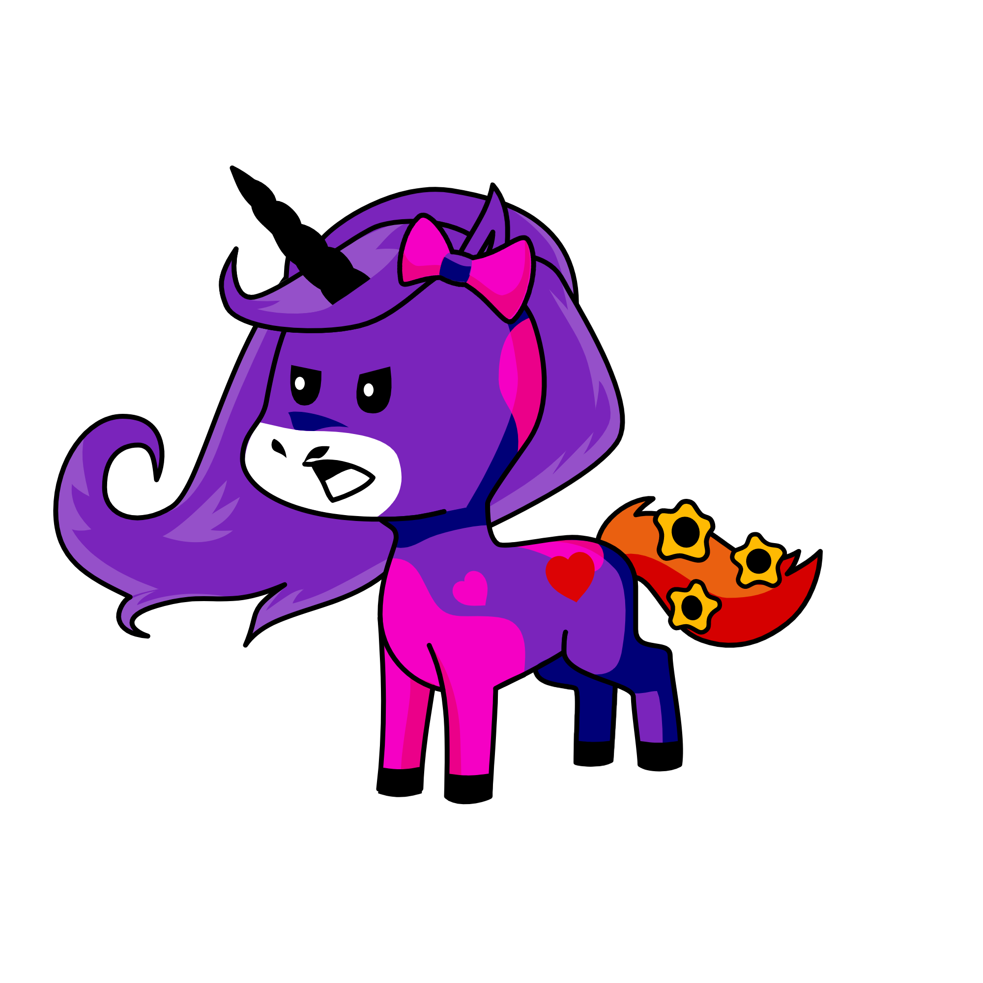 HOW DO YOU DARE ENTER MY TERRITORY!!!, the unicorn