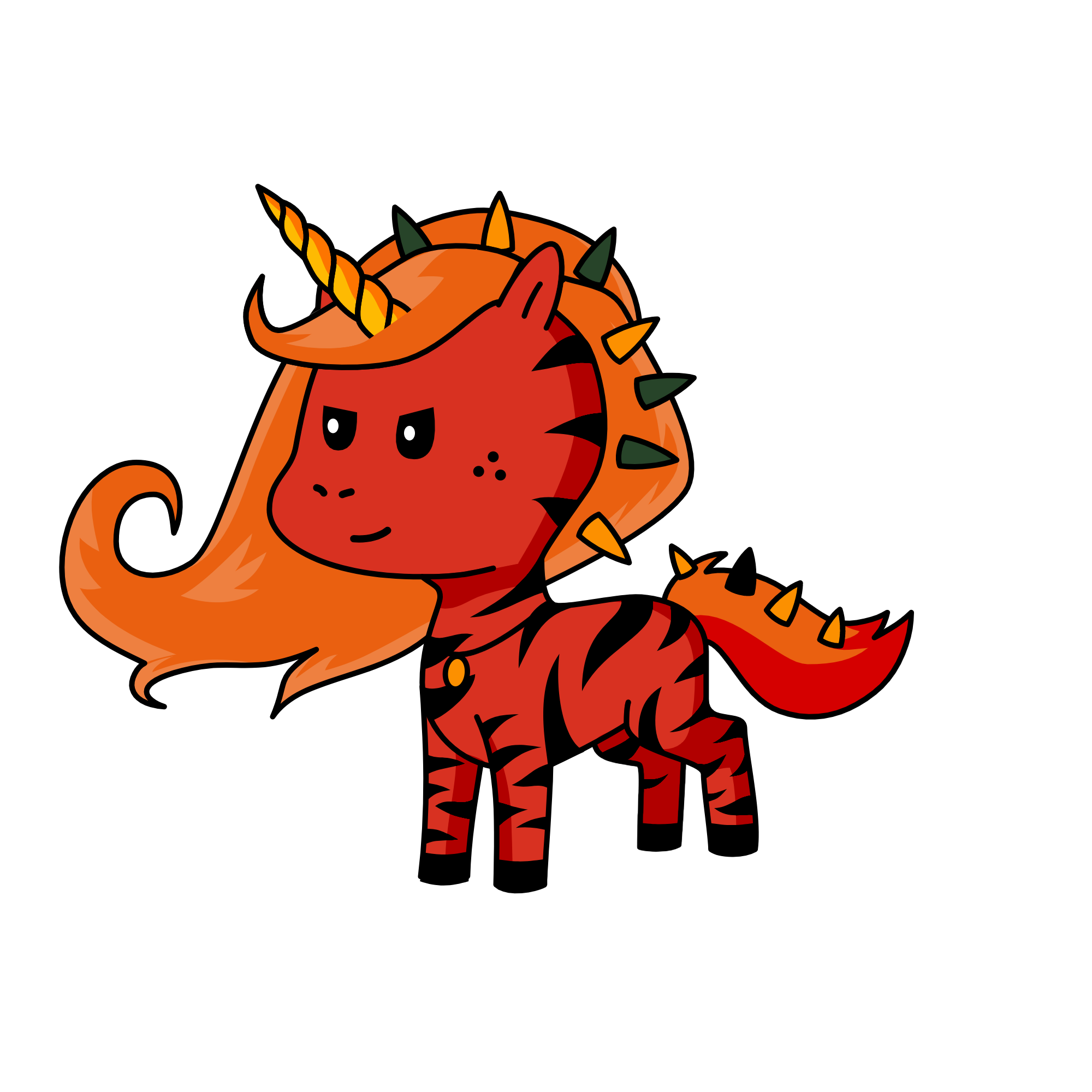 Fire, the unicorn