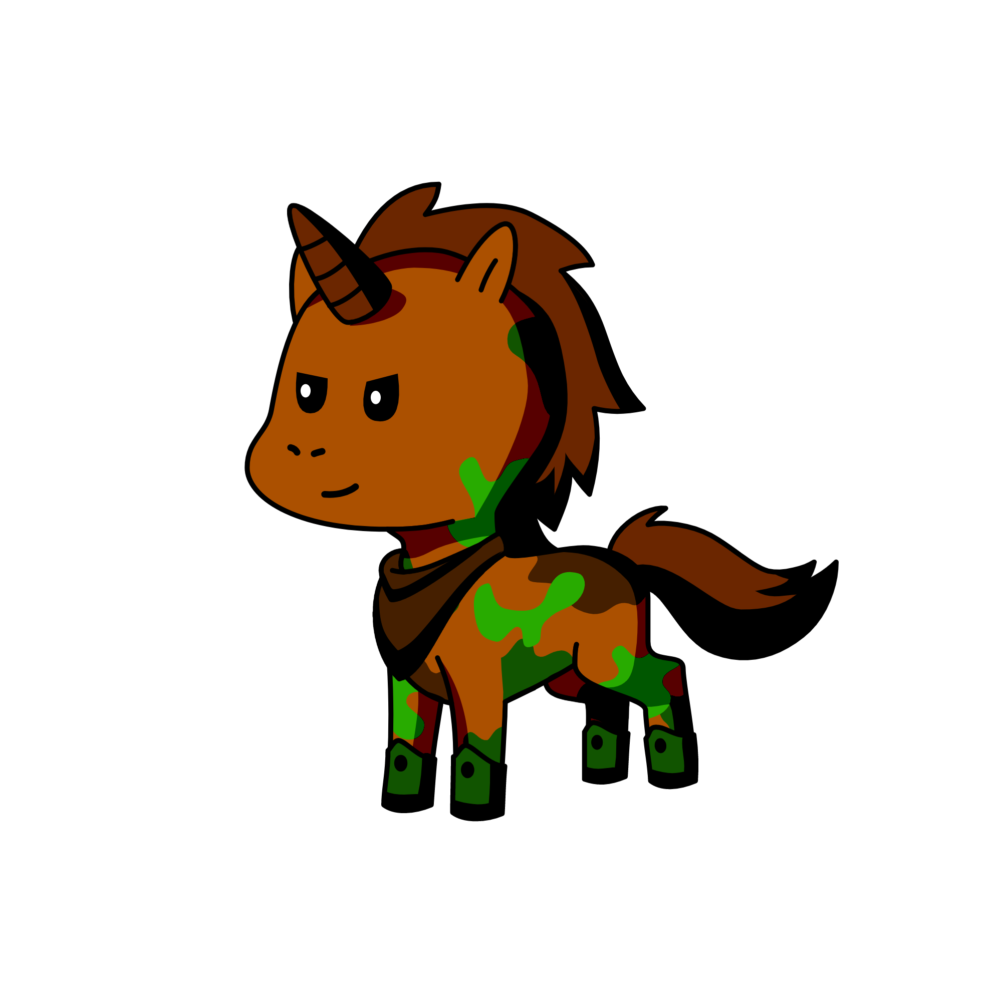 Brownie, the unicorn