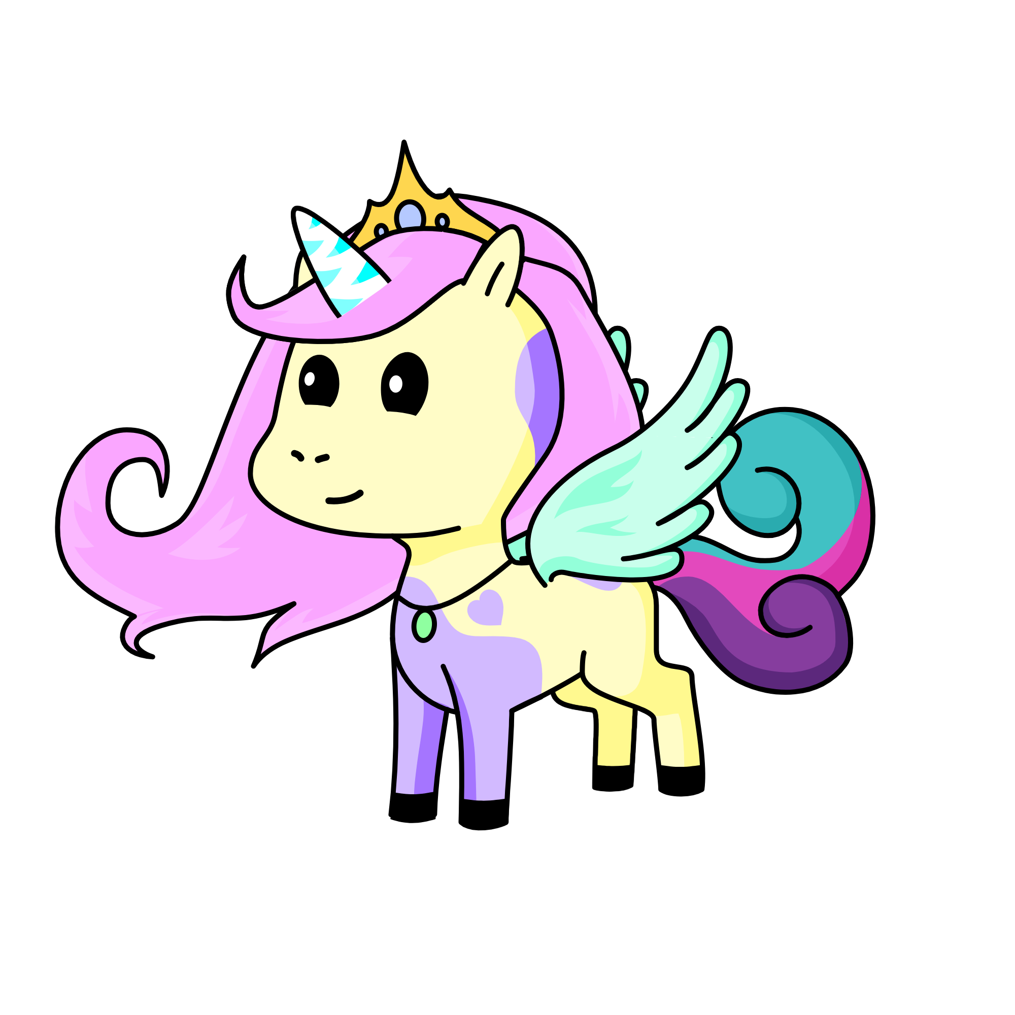 Princess Beauty, the unicorn