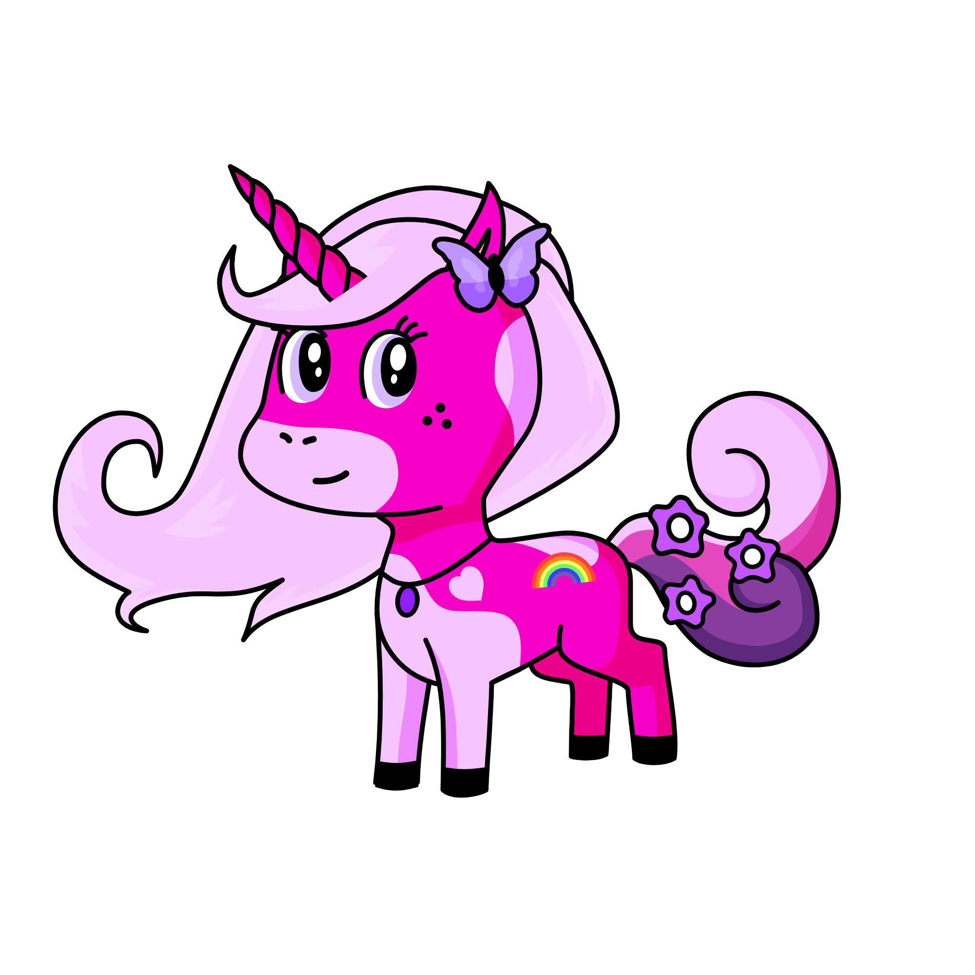 Melody, the unicorn