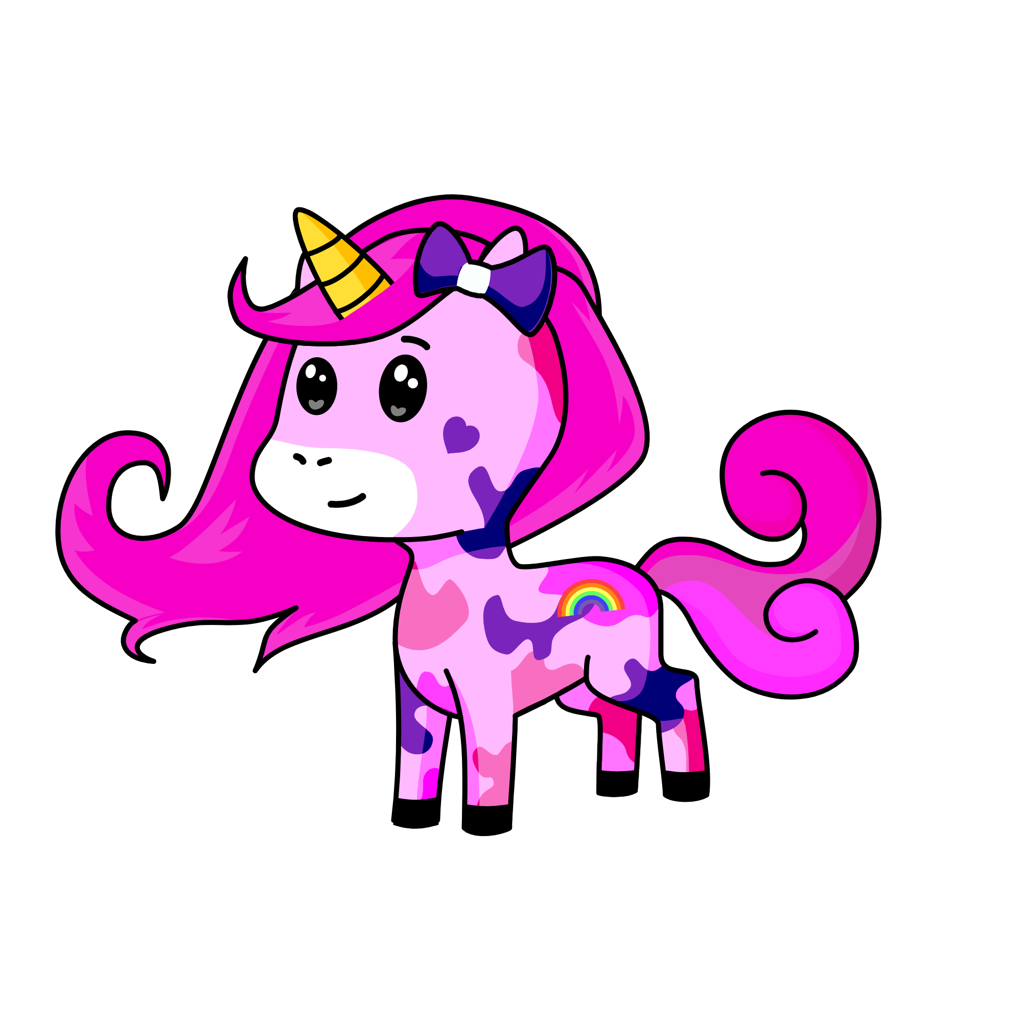SUPER SONIC PINK, the unicorn
