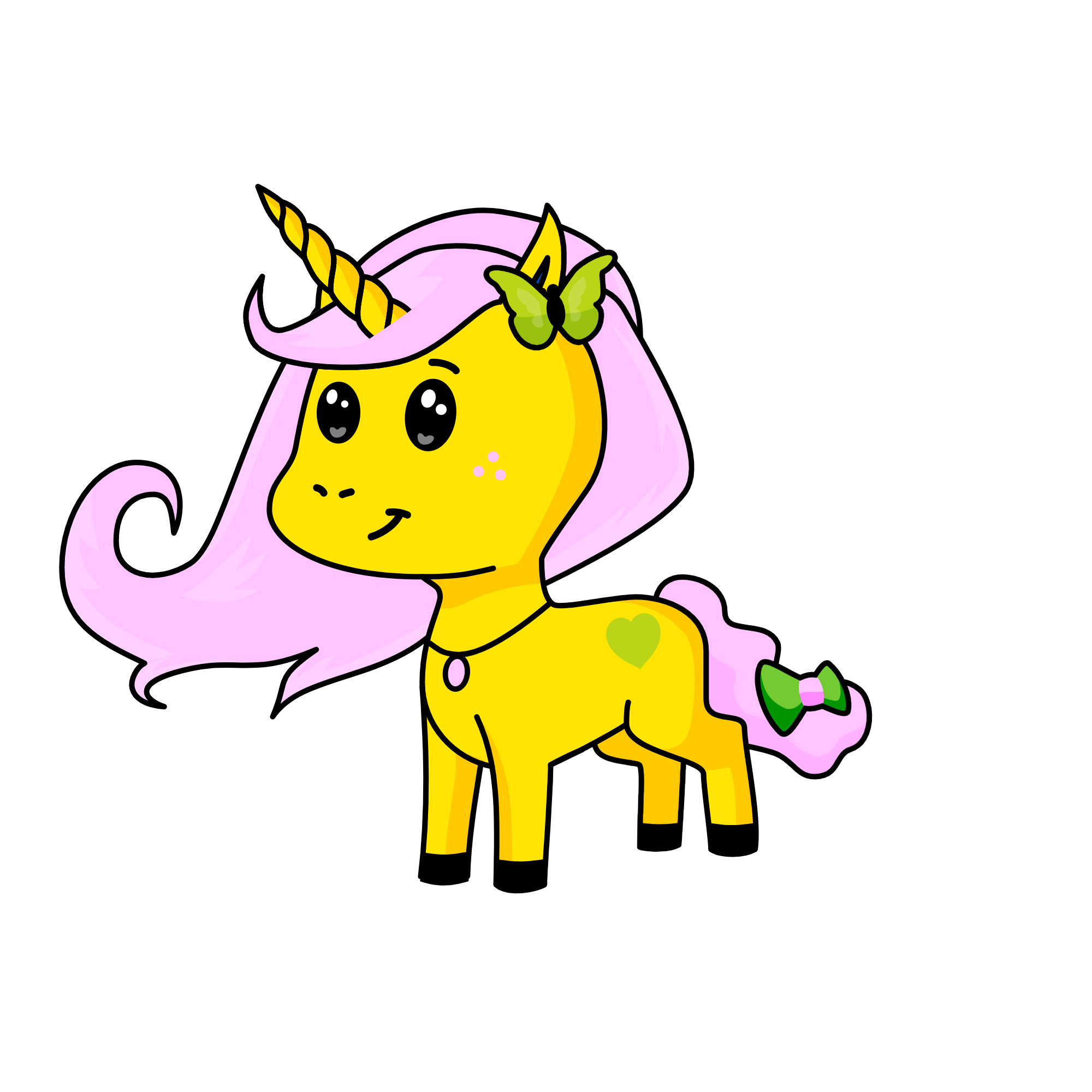 flutershy, the unicorn