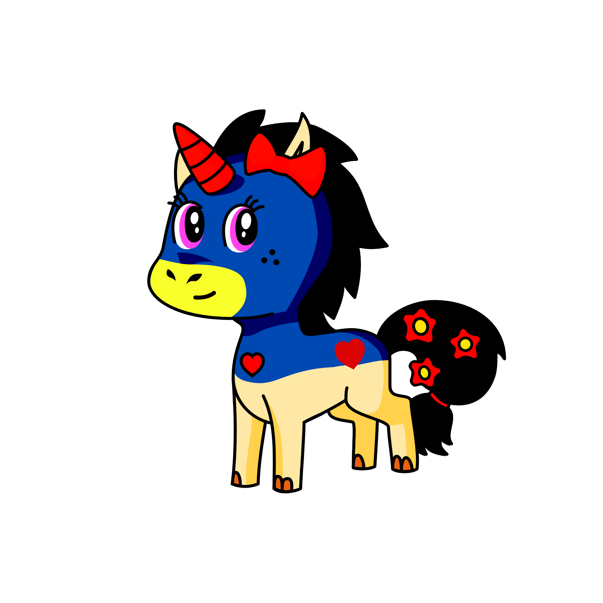 Snowy, the unicorn