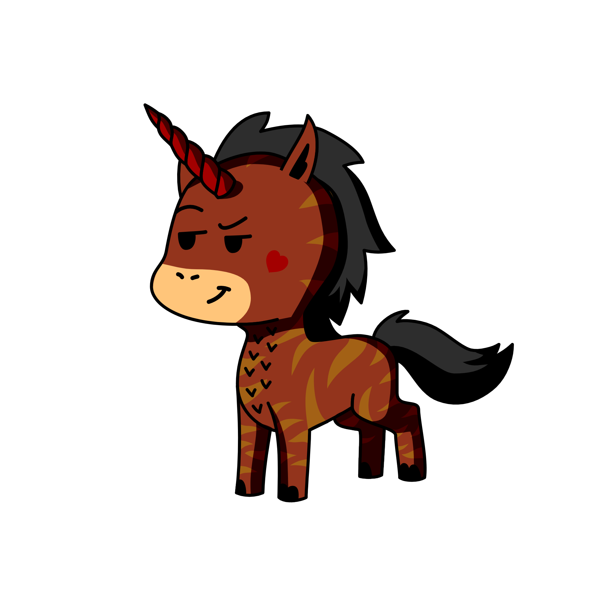 Scare, the unicorn