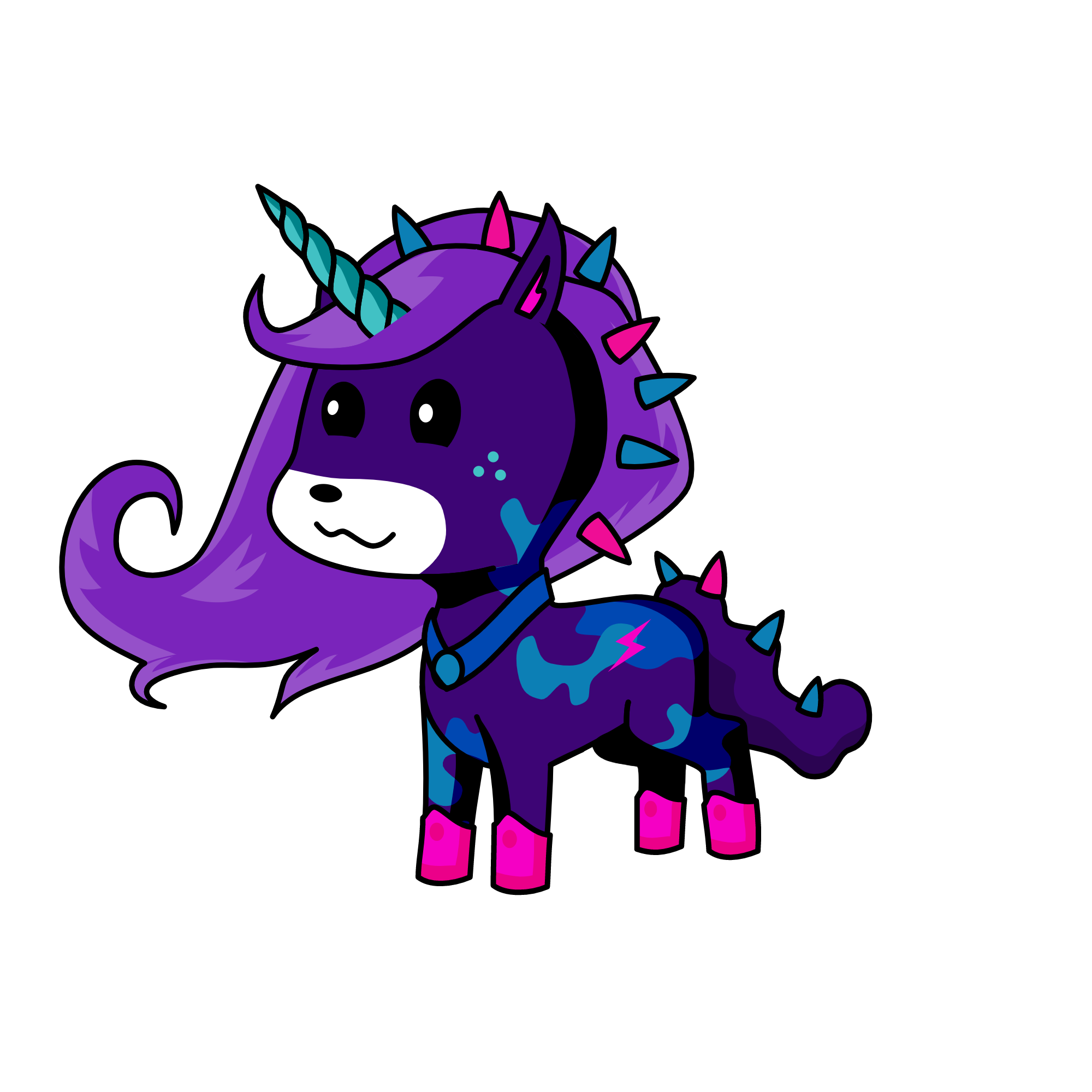 Night Queen Anastasia , the unicorn