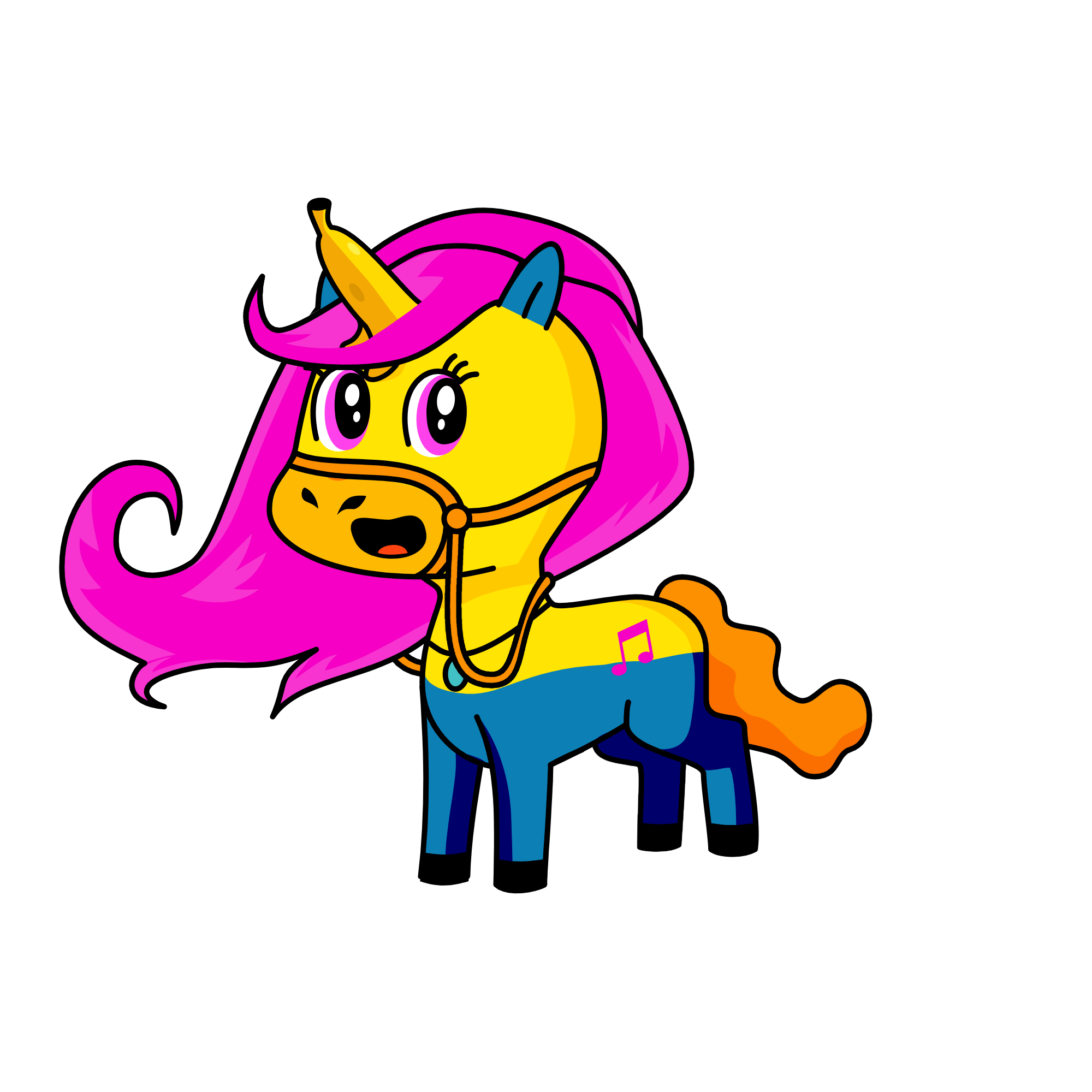 pinky, the unicorn