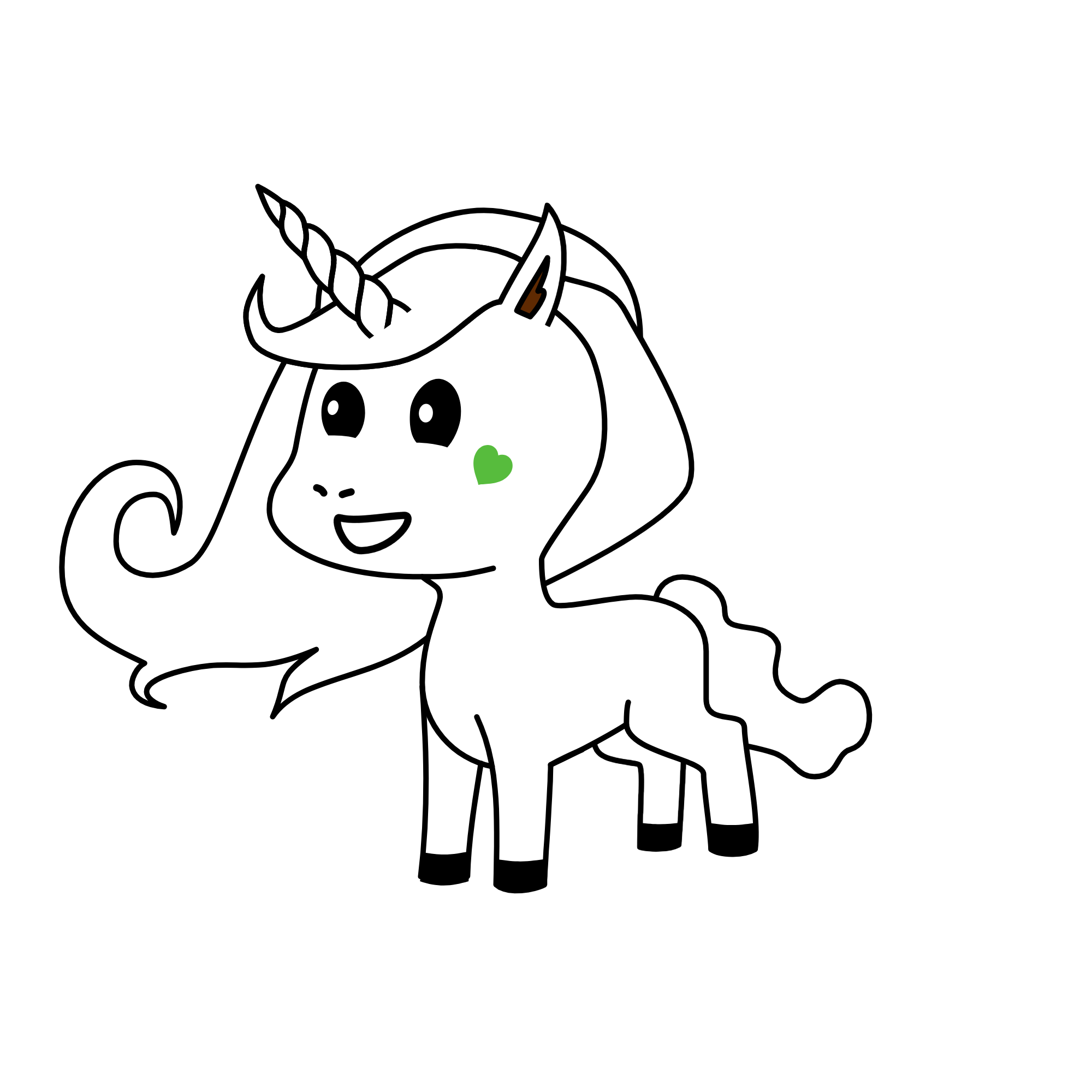 Snowy, the unicorn