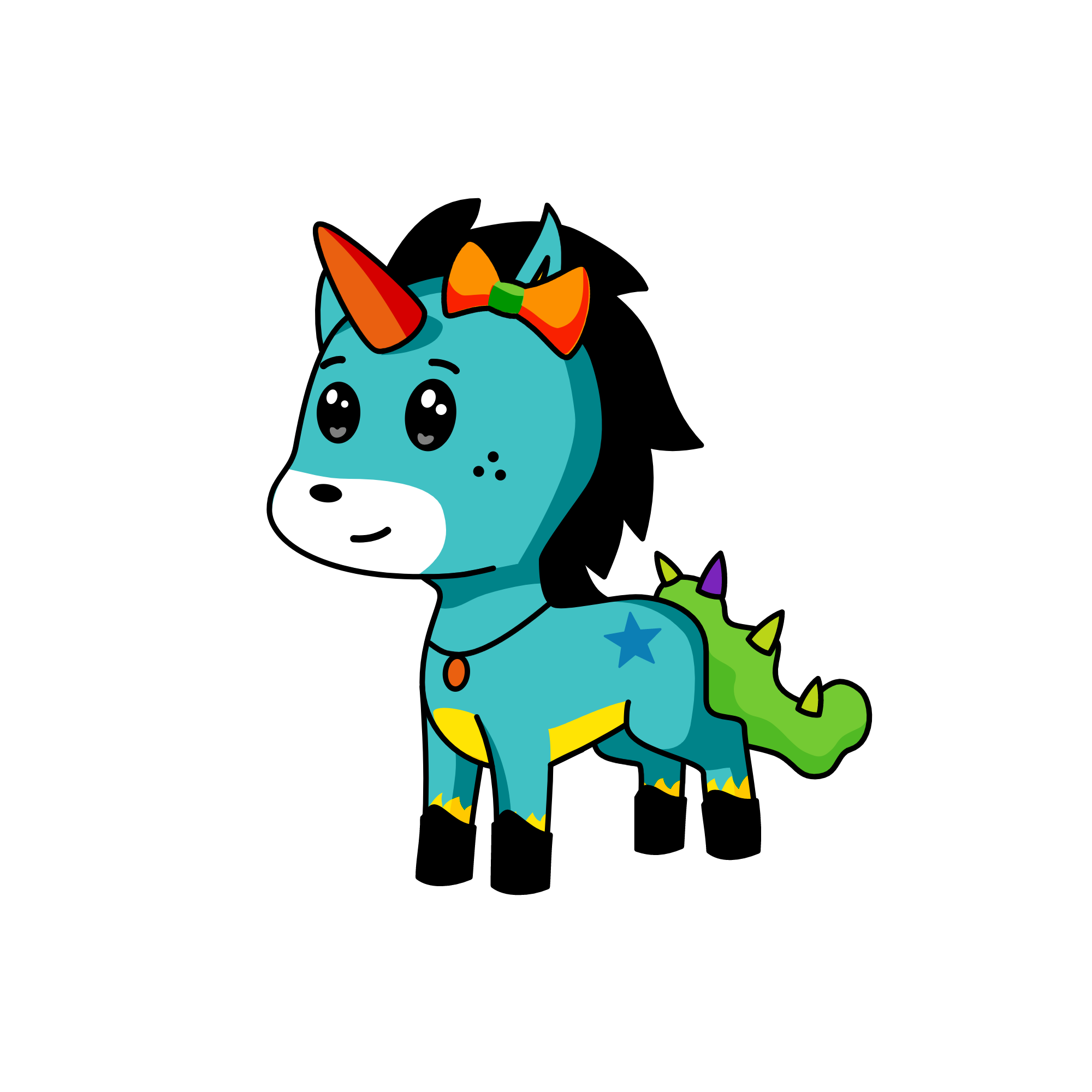 blu, the unicorn