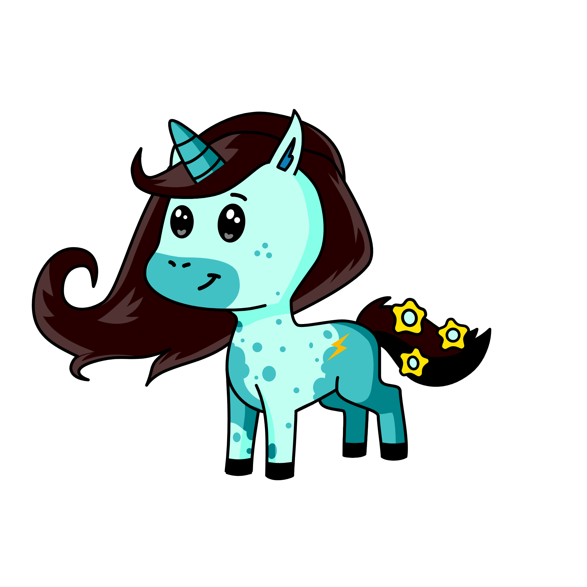 Peaceable Sherwood , the unicorn