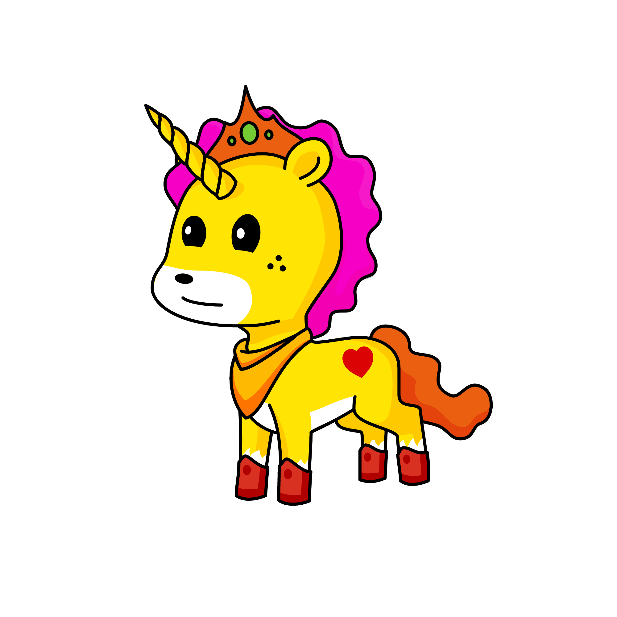 pini, the unicorn