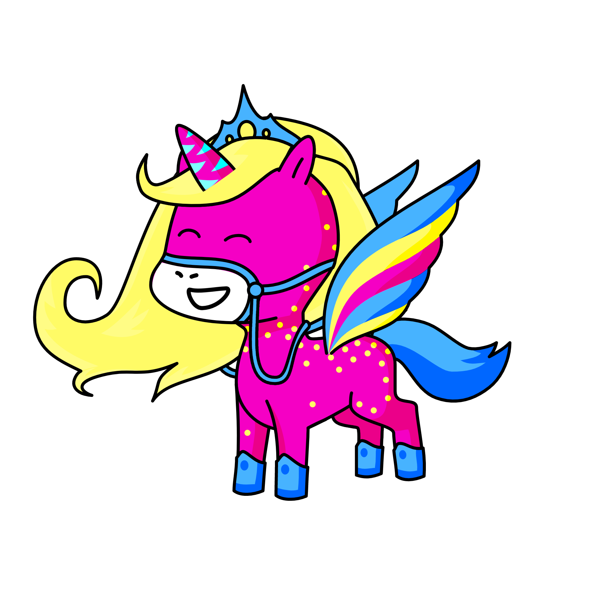 Palette, the unicorn