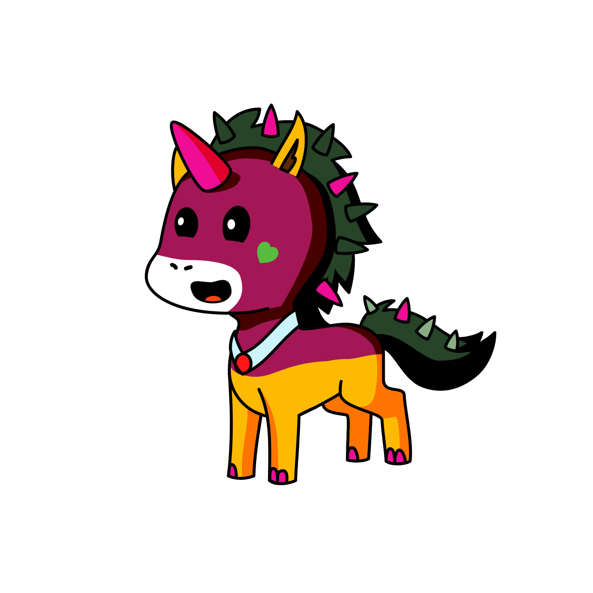 abc123, the unicorn