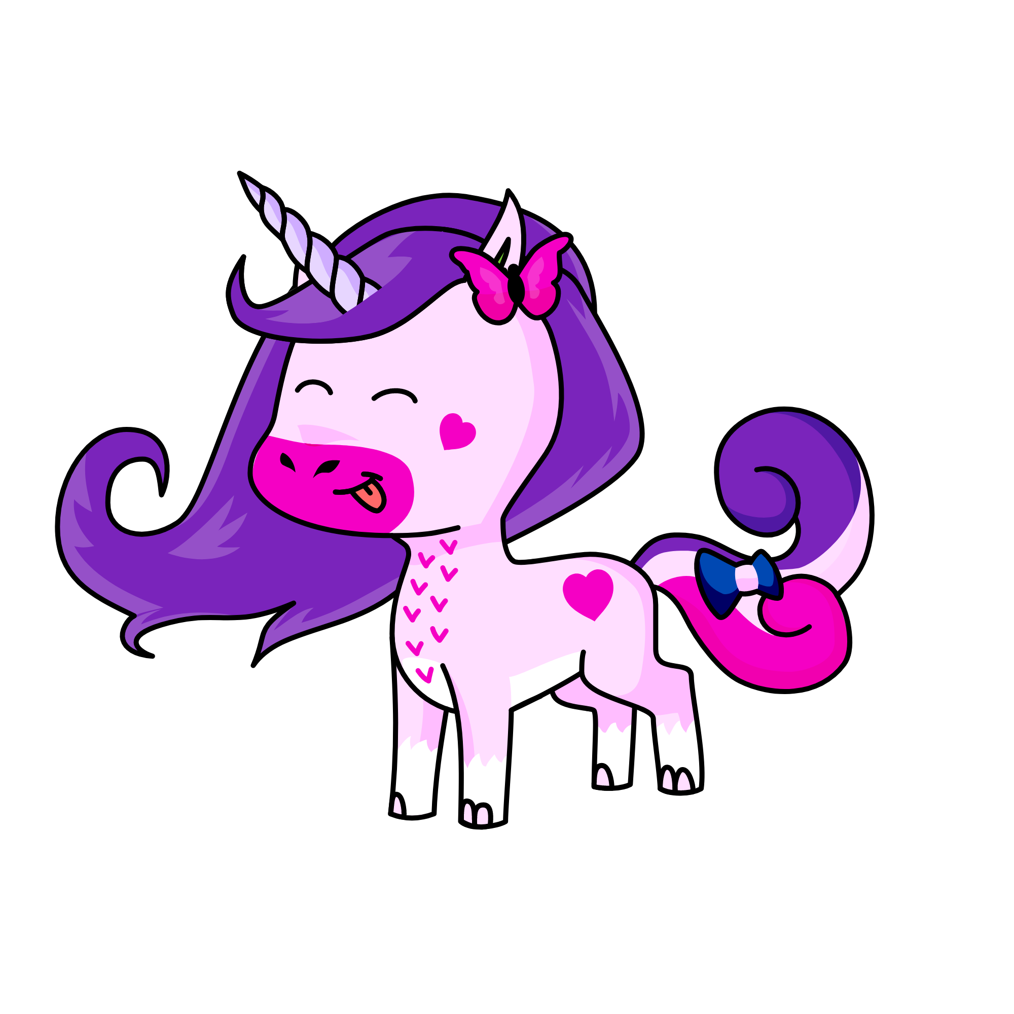 Candy, the unicorn