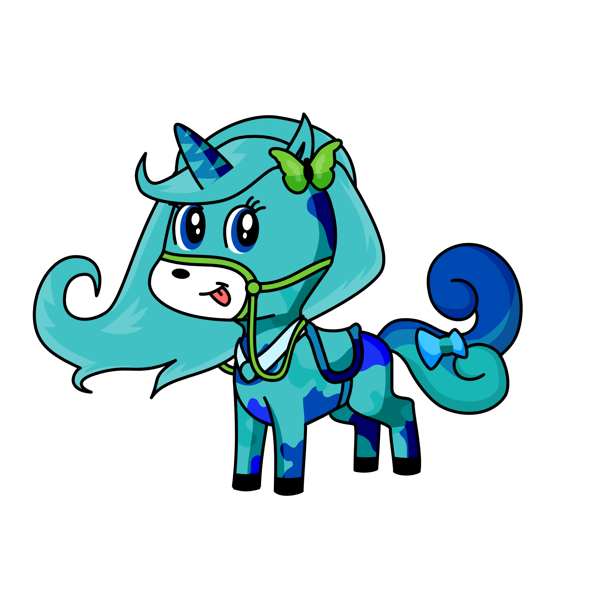Water hood, the unicorn