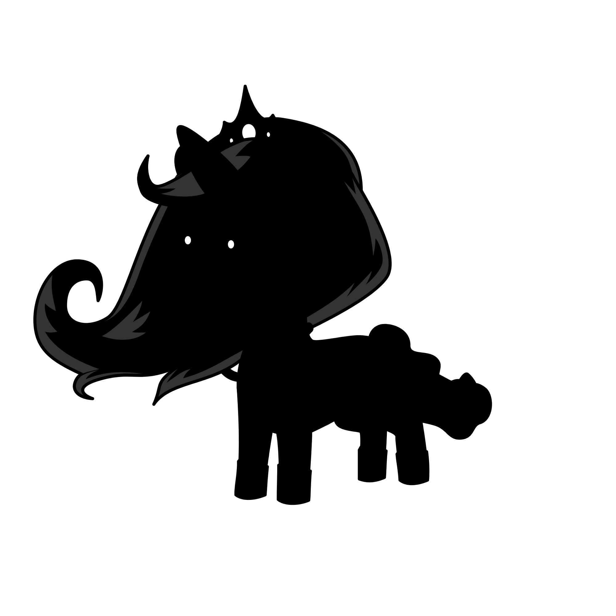 Moon sky, the unicorn