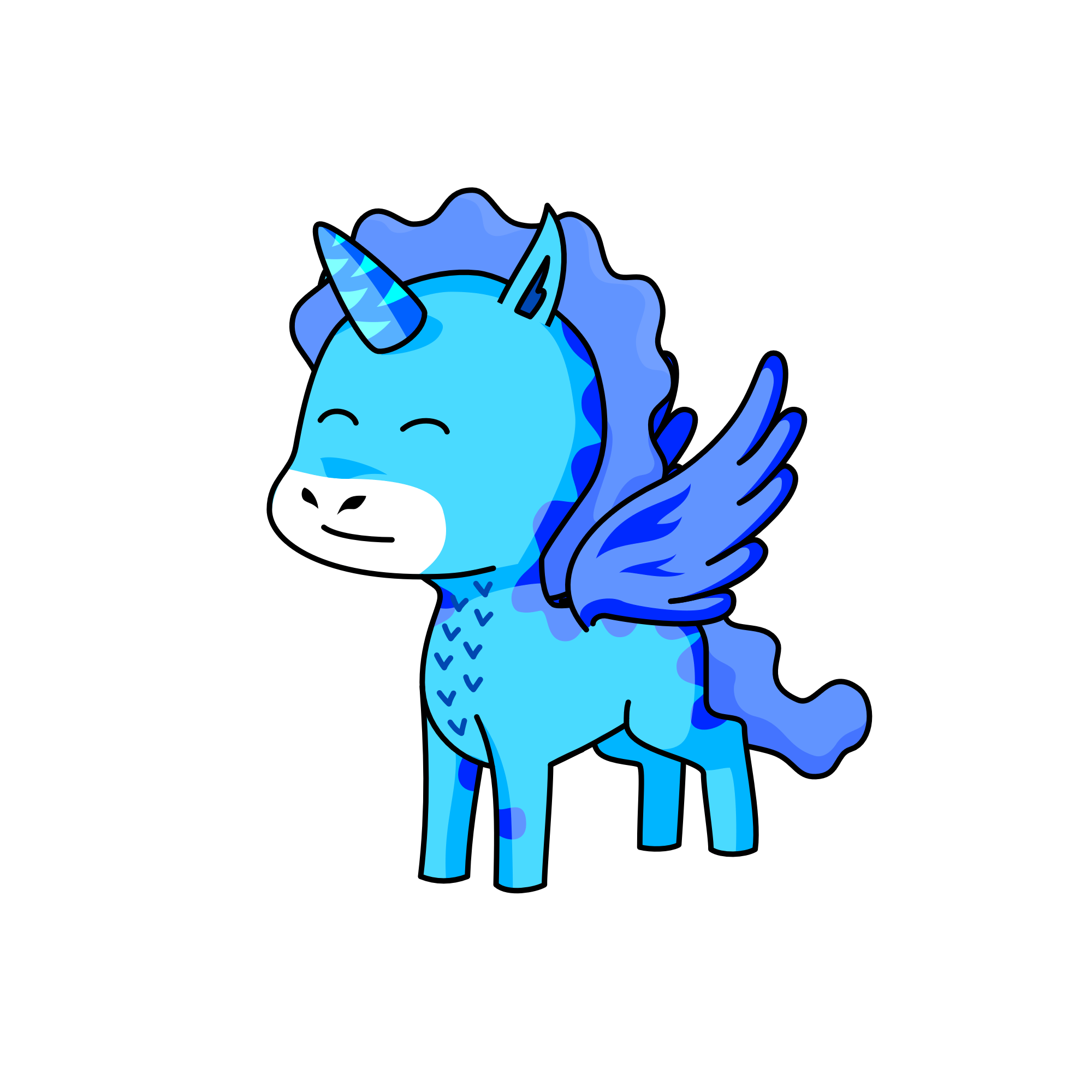 Water🐬💙, the unicorn