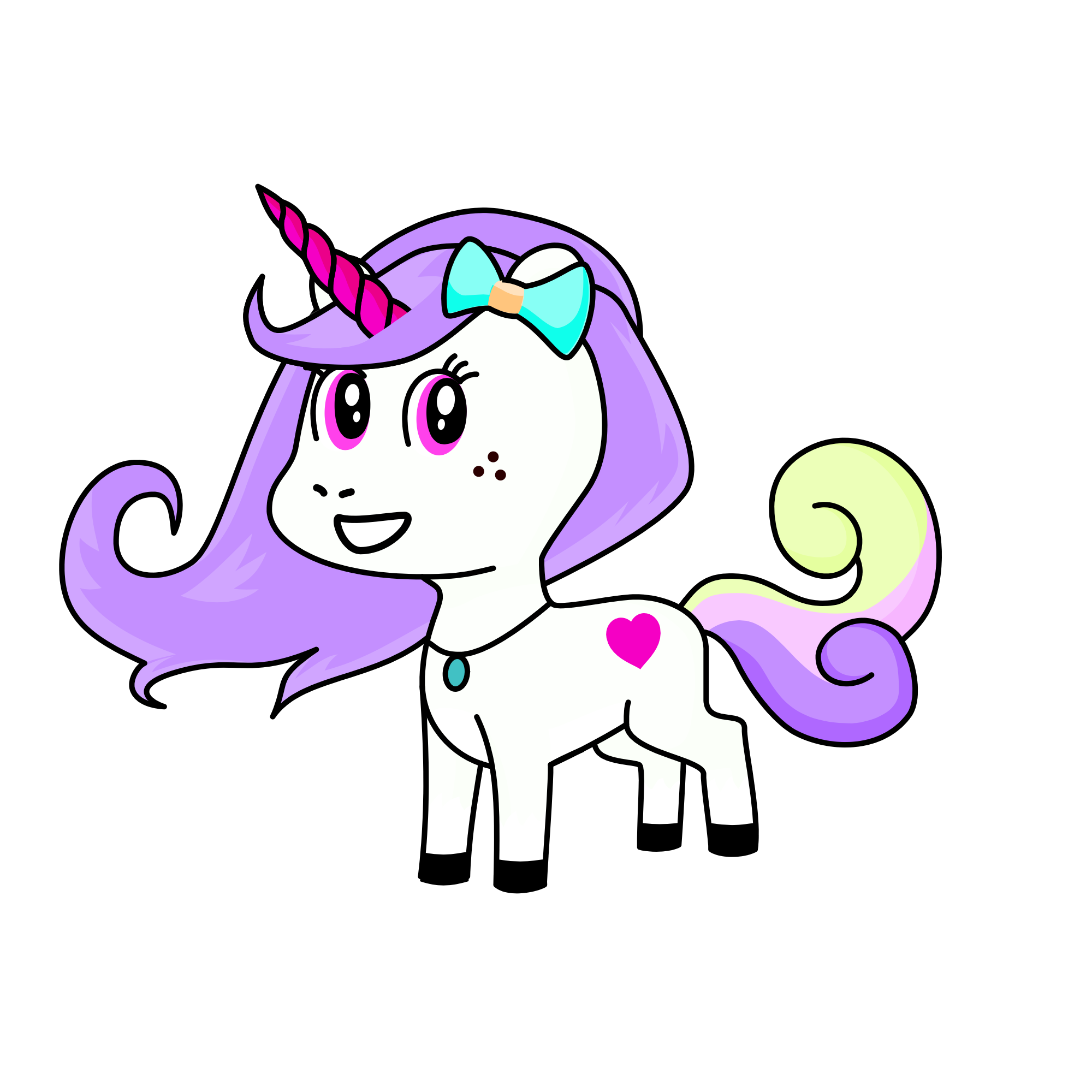 Marshmallow, the unicorn