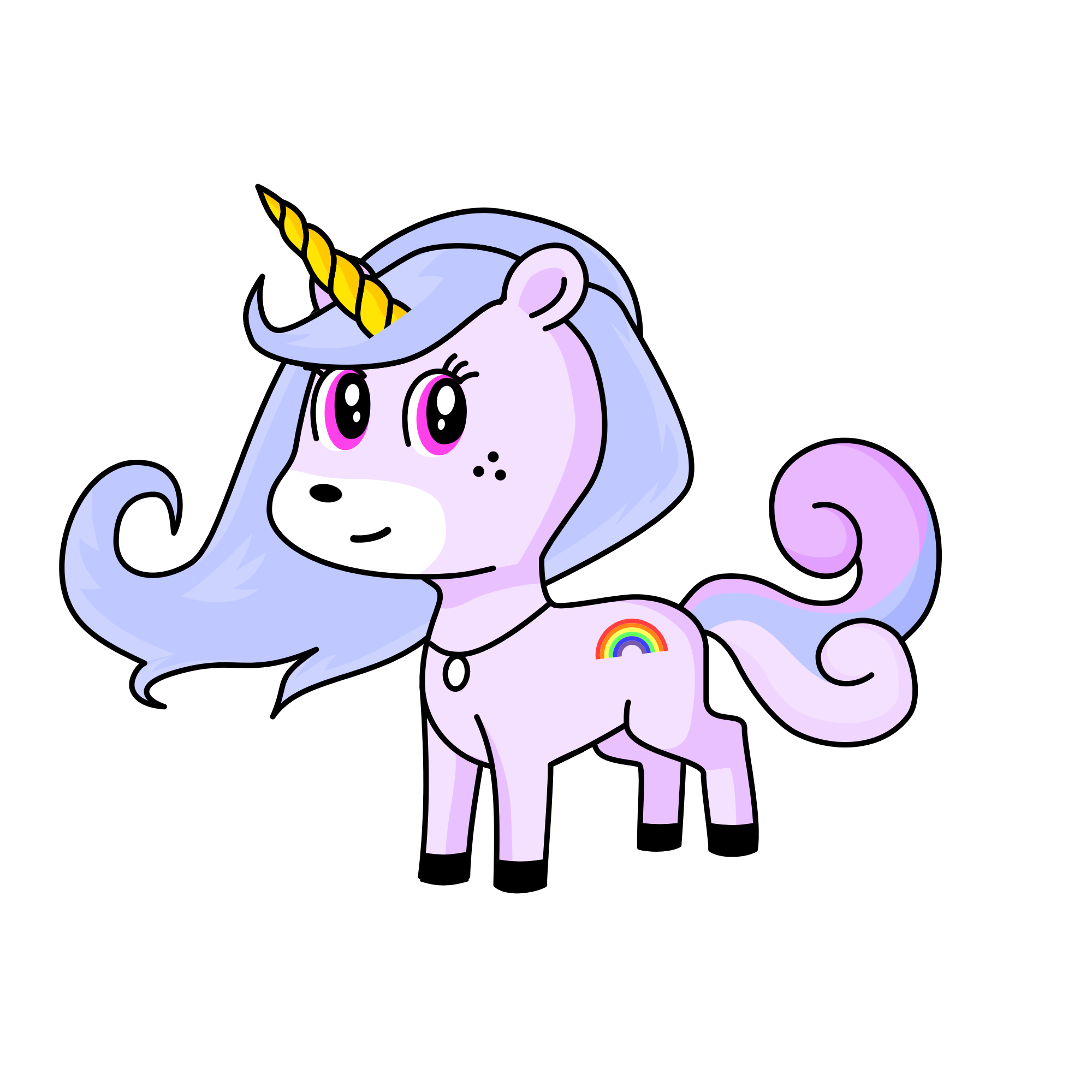 Lavander, the unicorn
