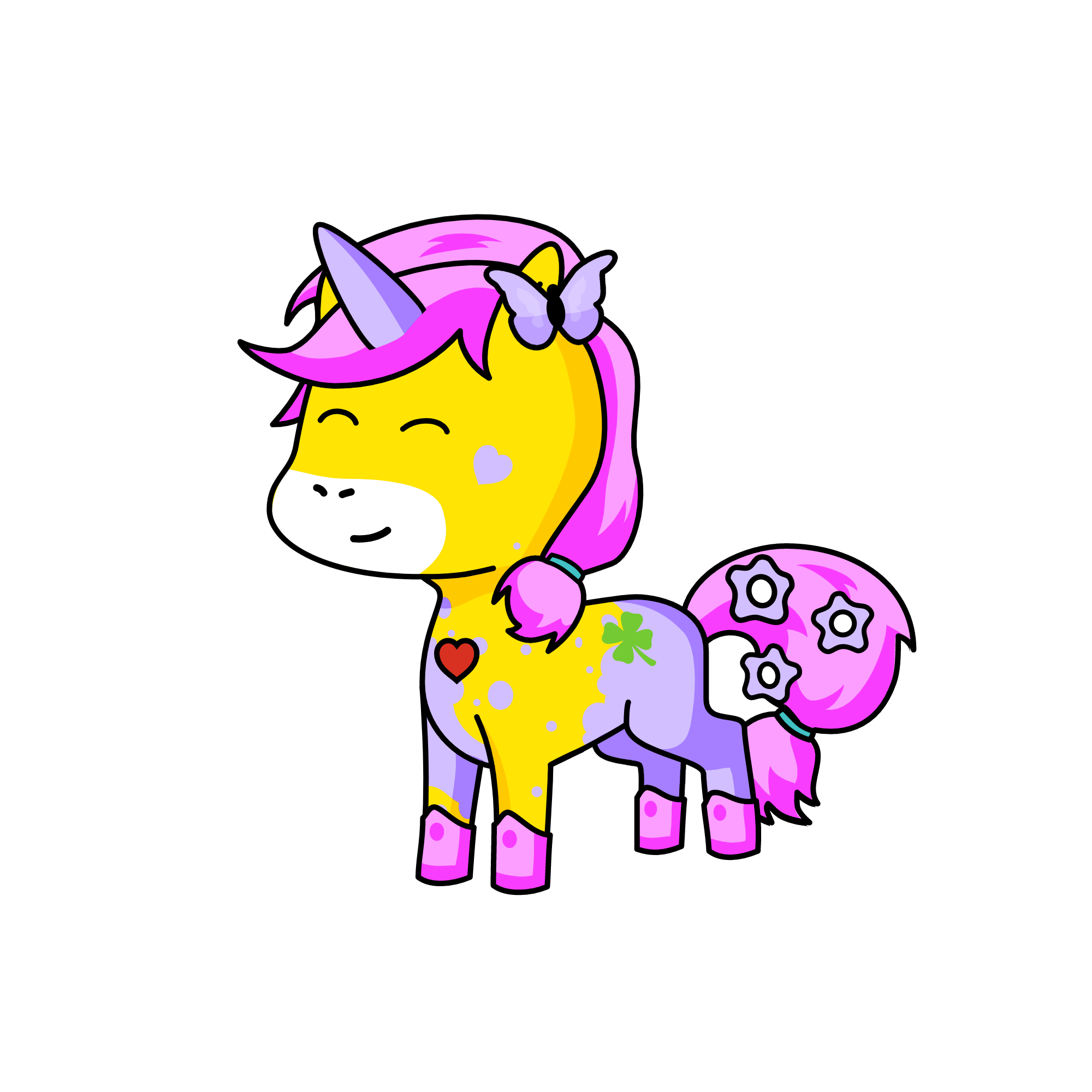 Lucky, the unicorn