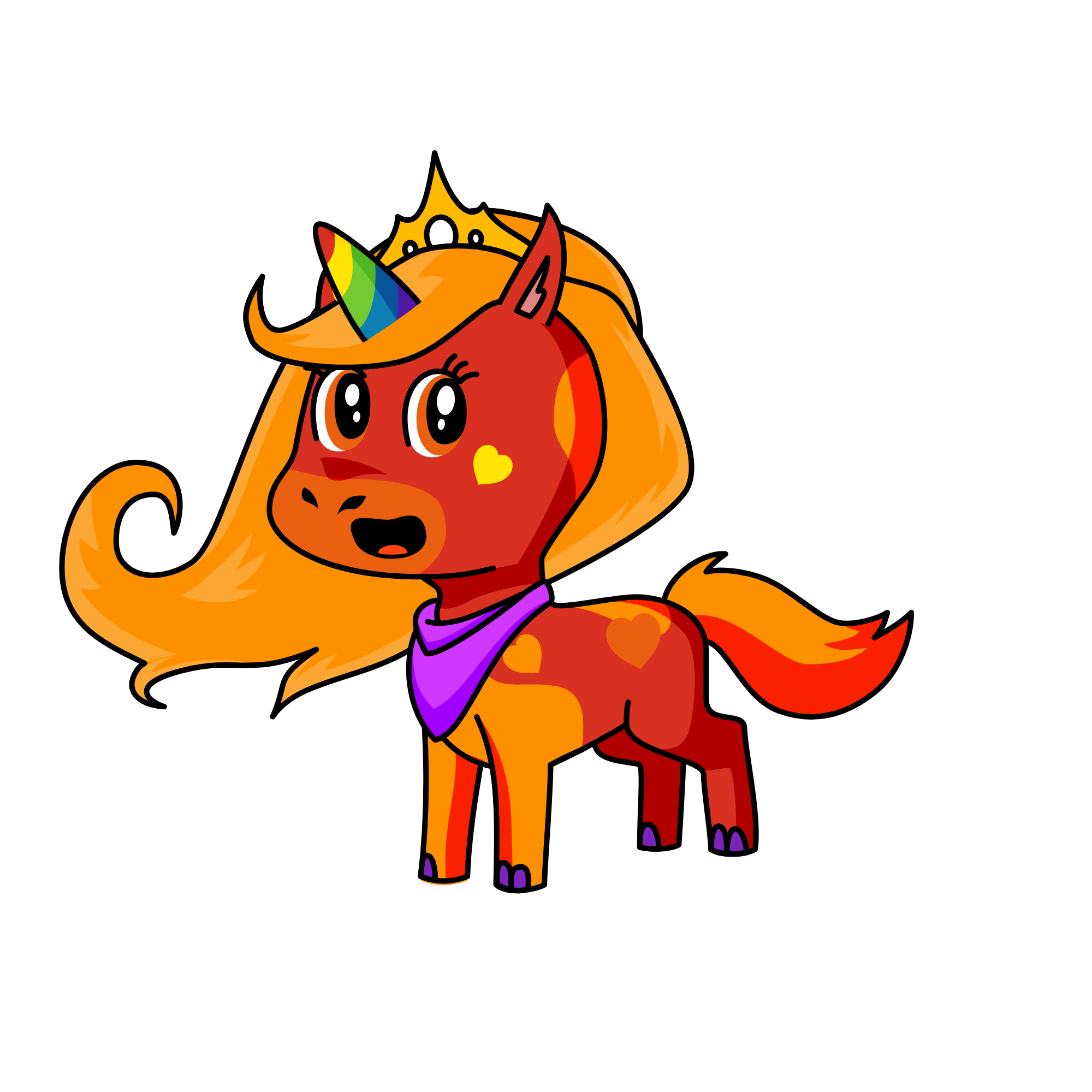 basha, the unicorn