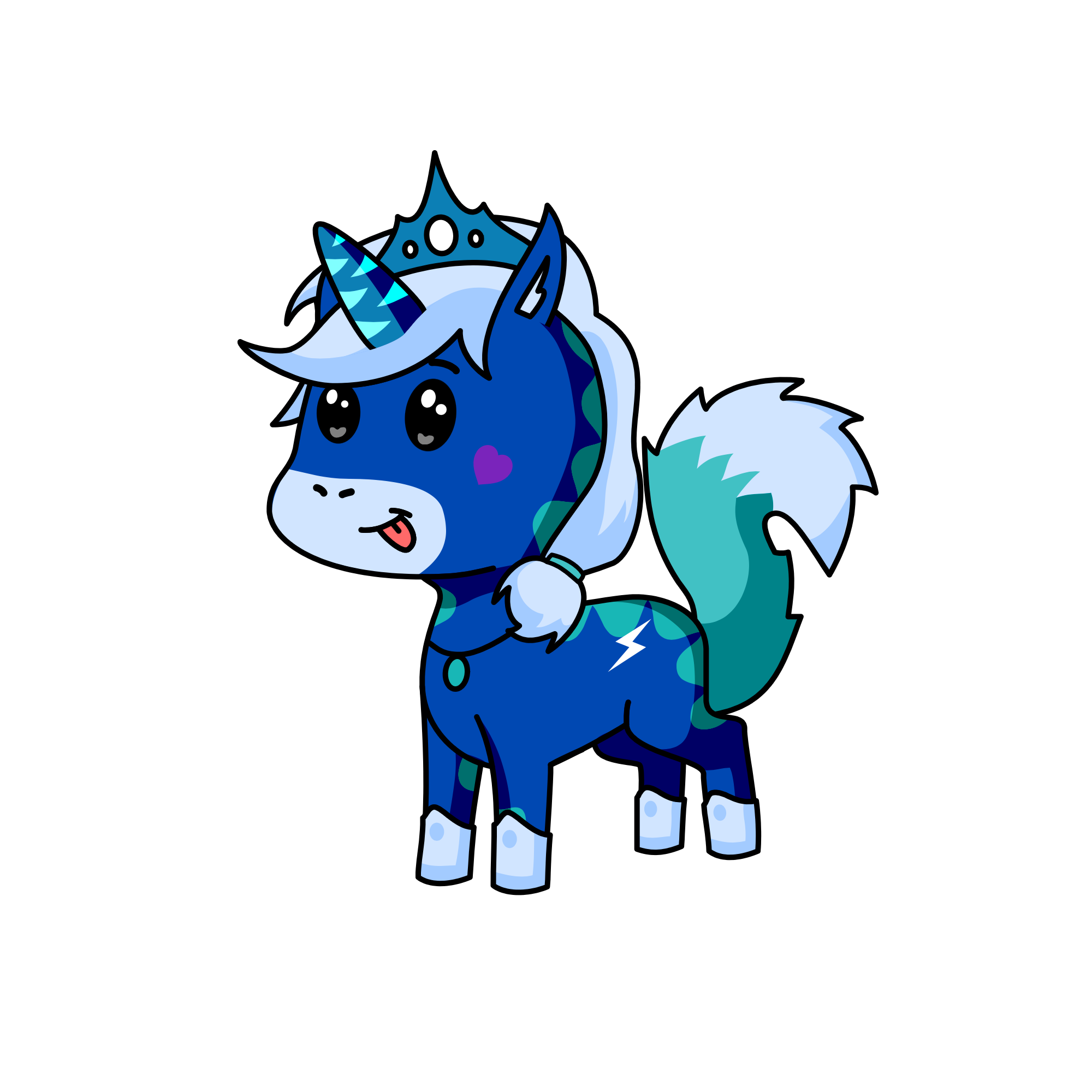 W, the unicorn