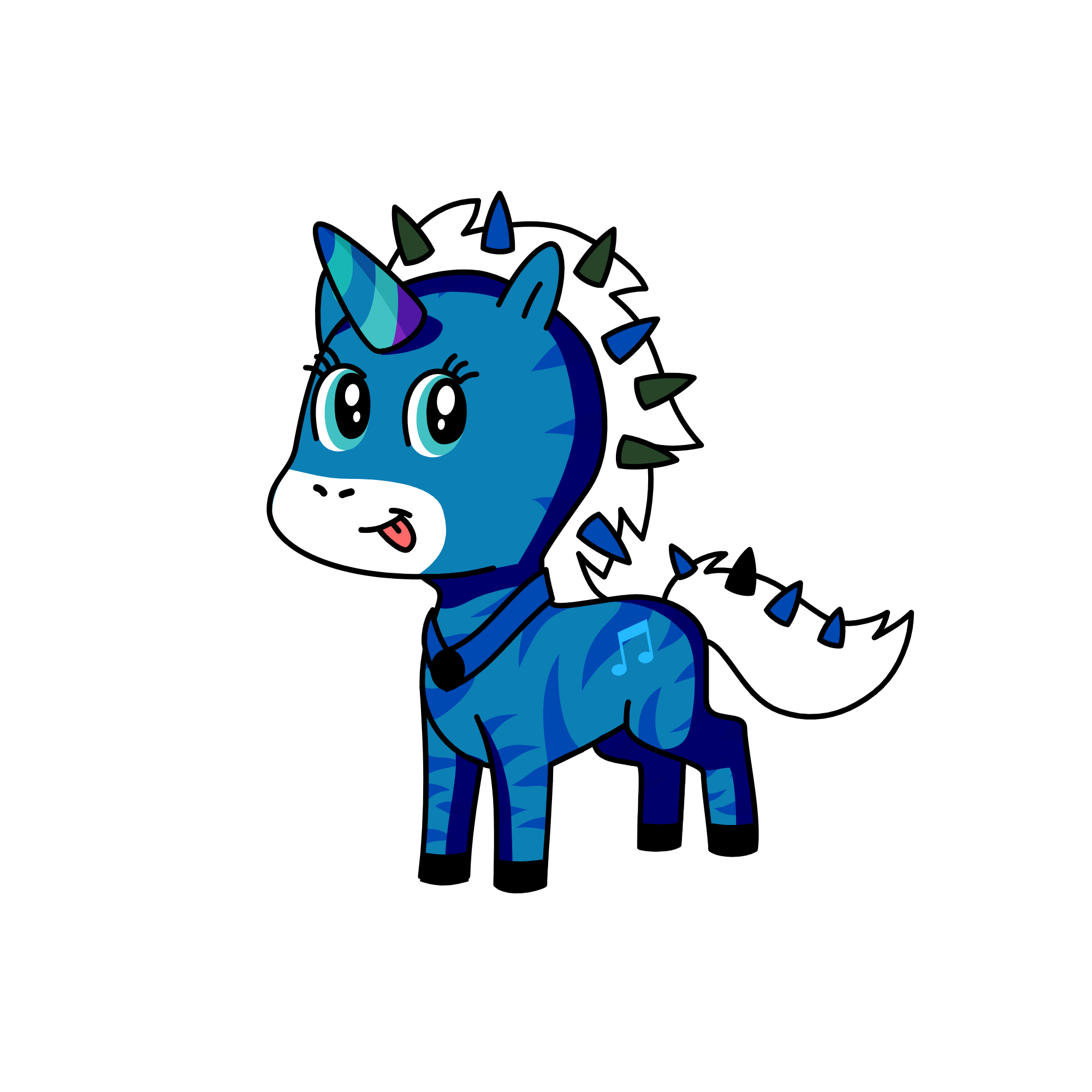 Dark Rockstar, the unicorn