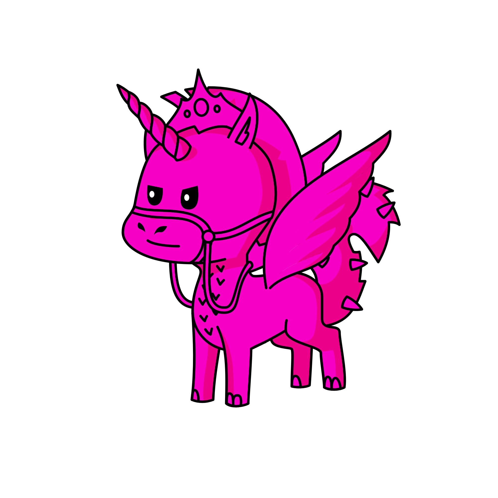HOT PINKZI'Z, the unicorn