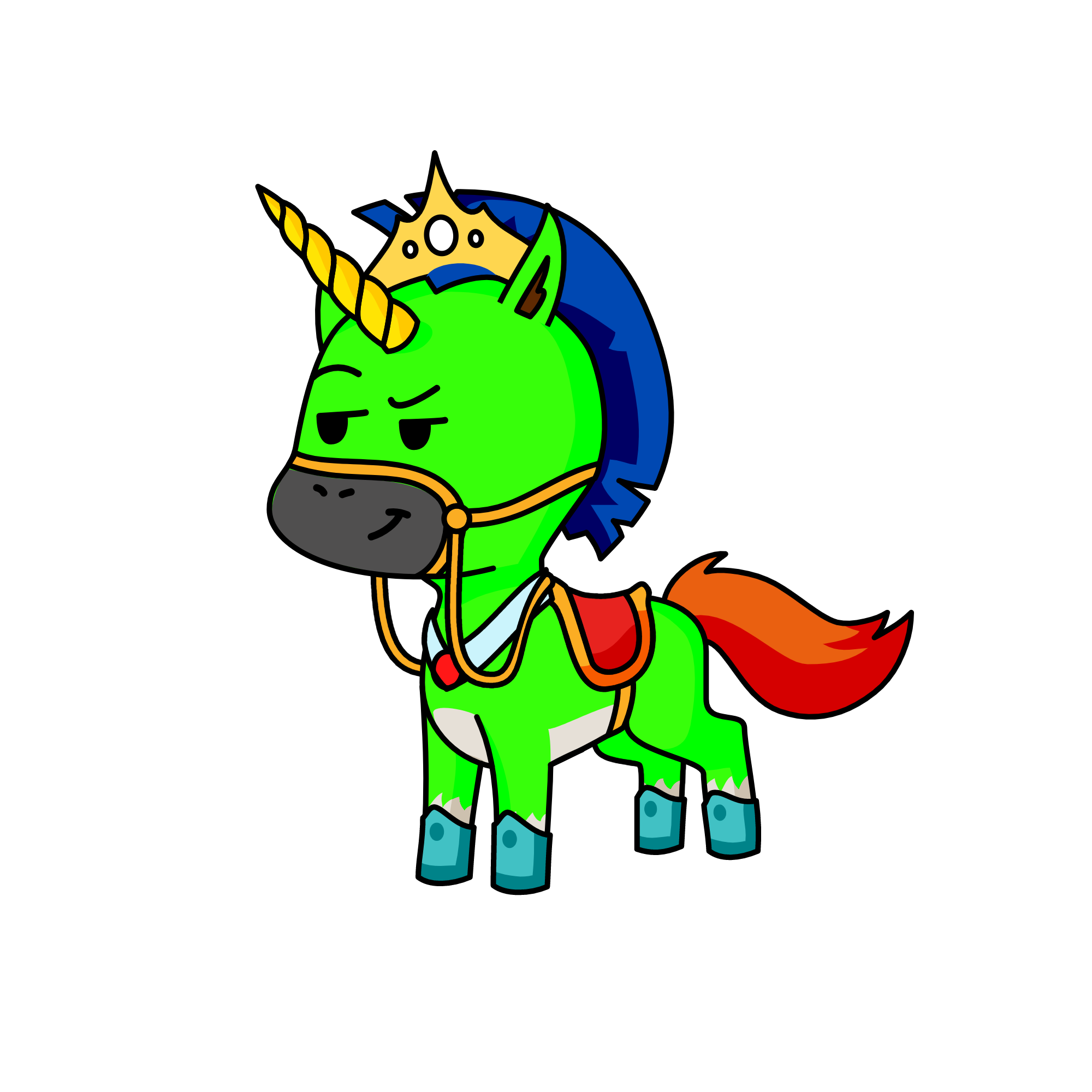 king forest, the unicorn